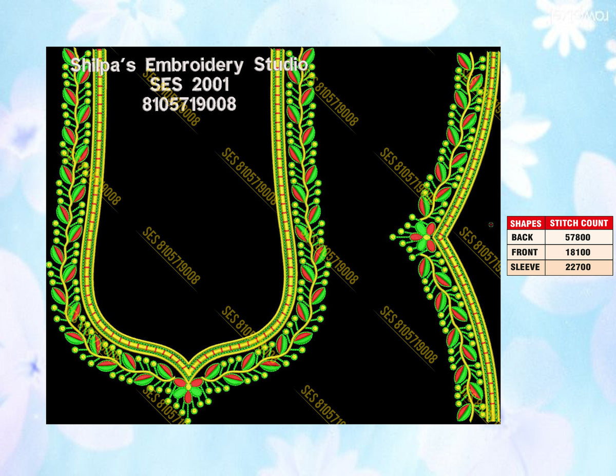 Embroidery Designs 2001-2100 Series