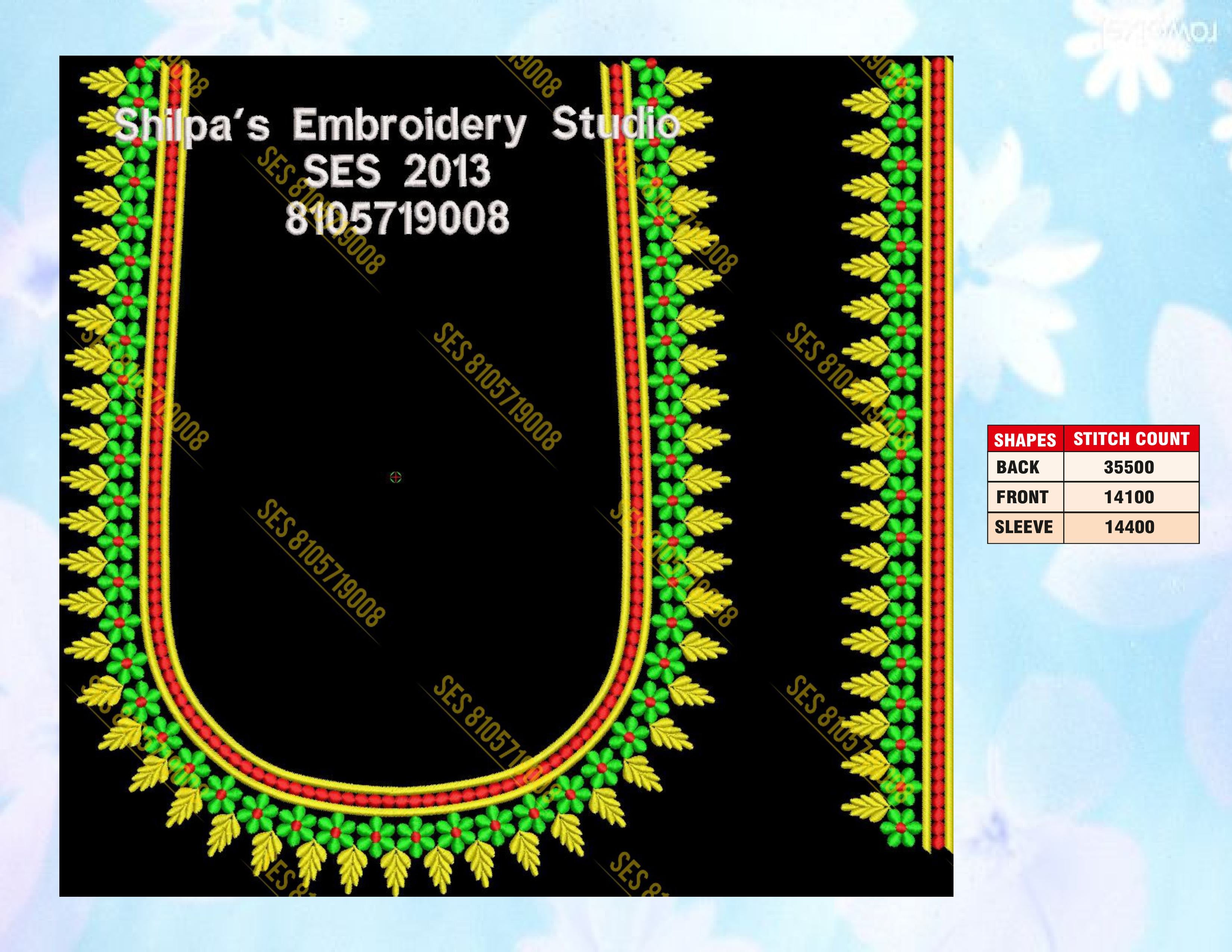 Embroidery Designs 2001-2100 Series