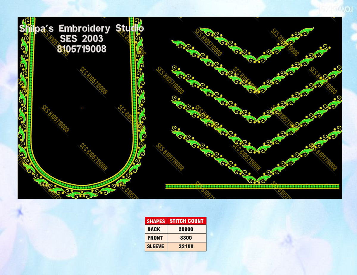 Embroidery Designs 2001-2100 Series