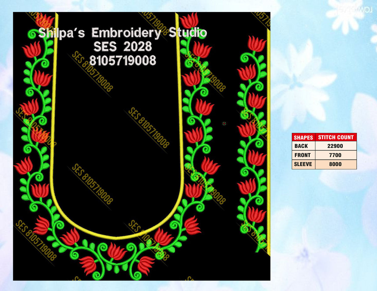 Embroidery Designs 2001-2100 Series