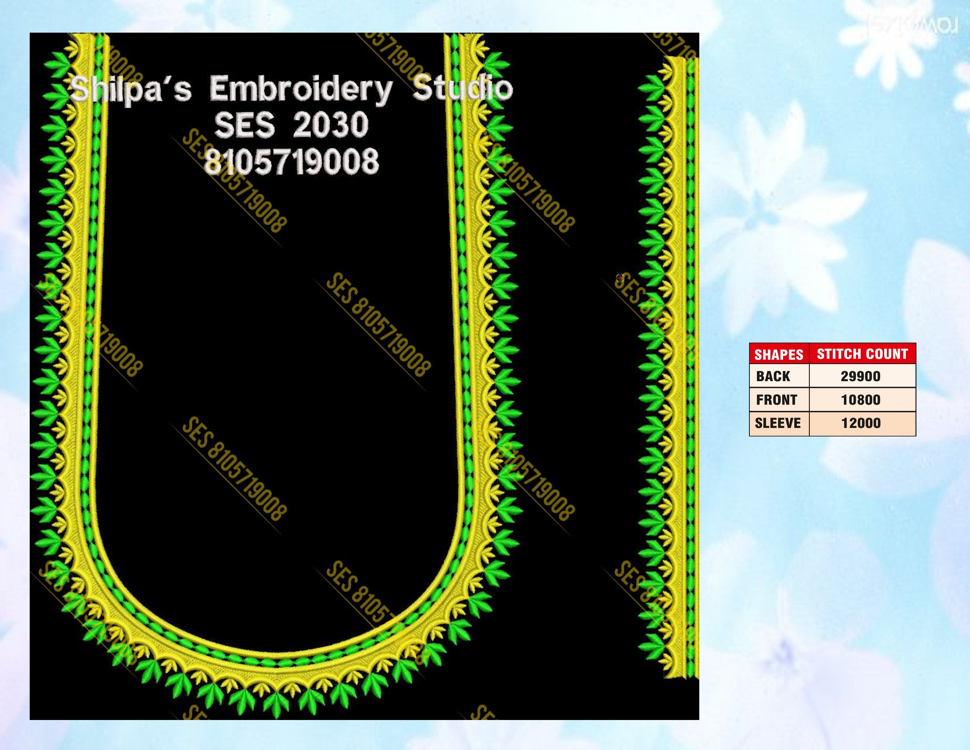 Embroidery Designs 2001-2100 Series