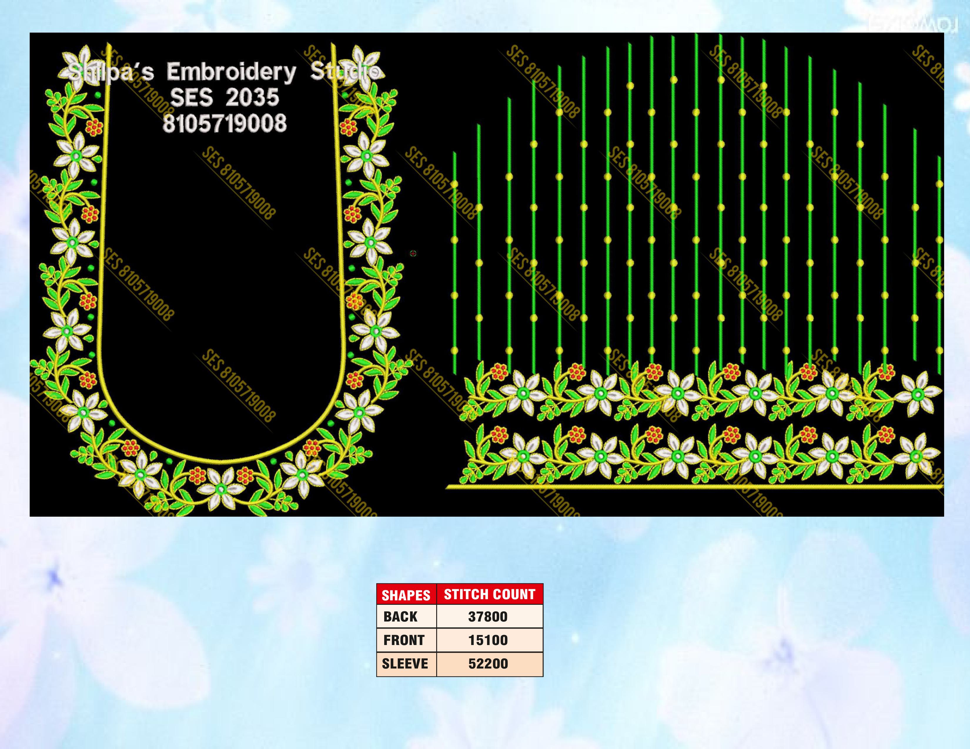 Embroidery Designs 2001-2100 Series