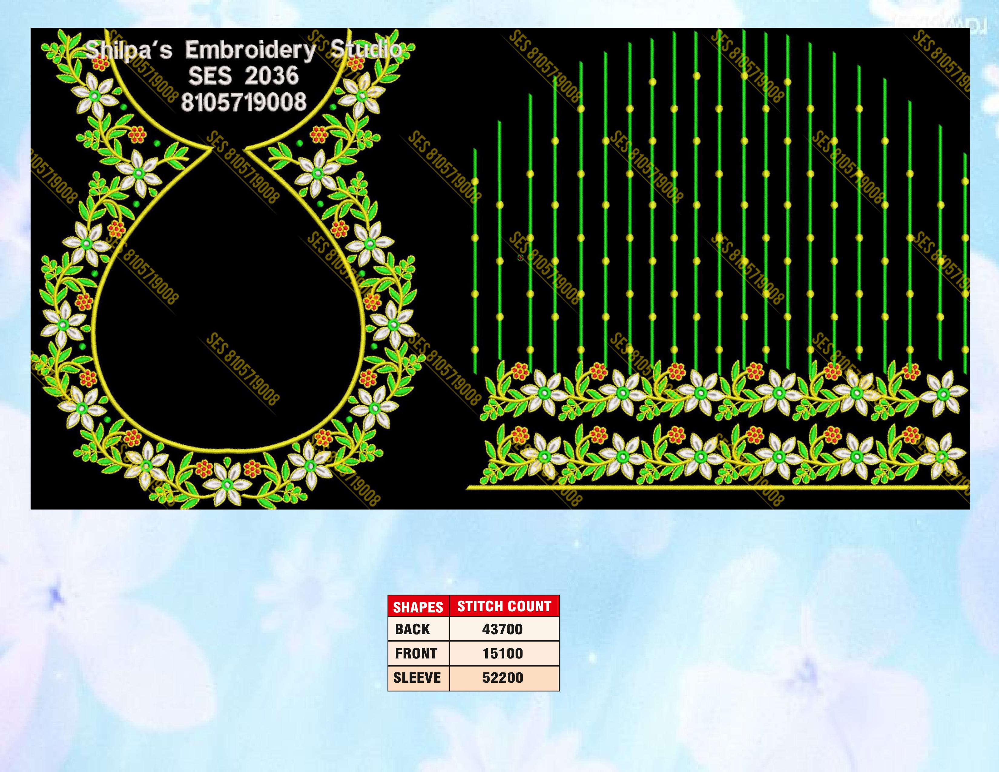 Embroidery Designs 2001-2100 Series