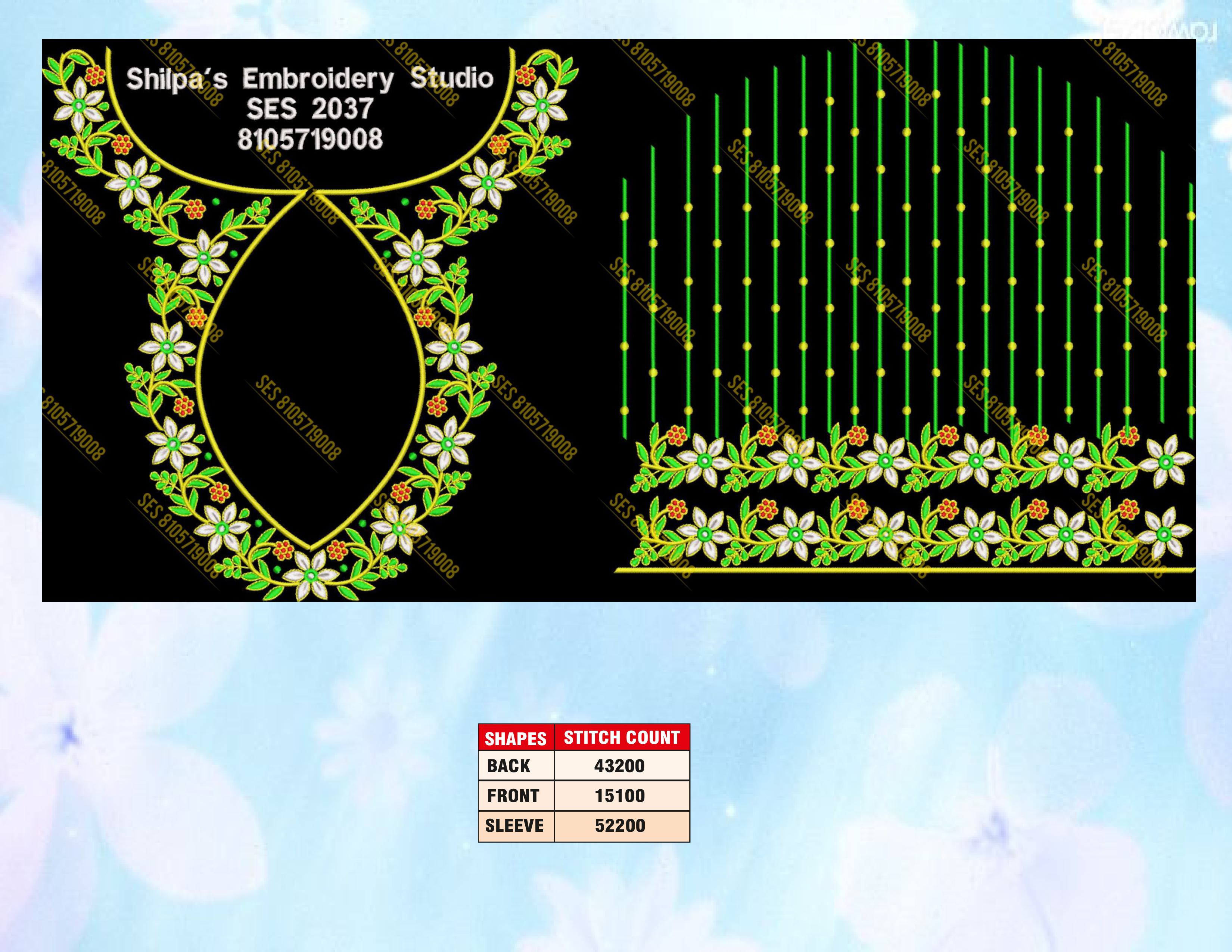 Embroidery Designs 2001-2100 Series