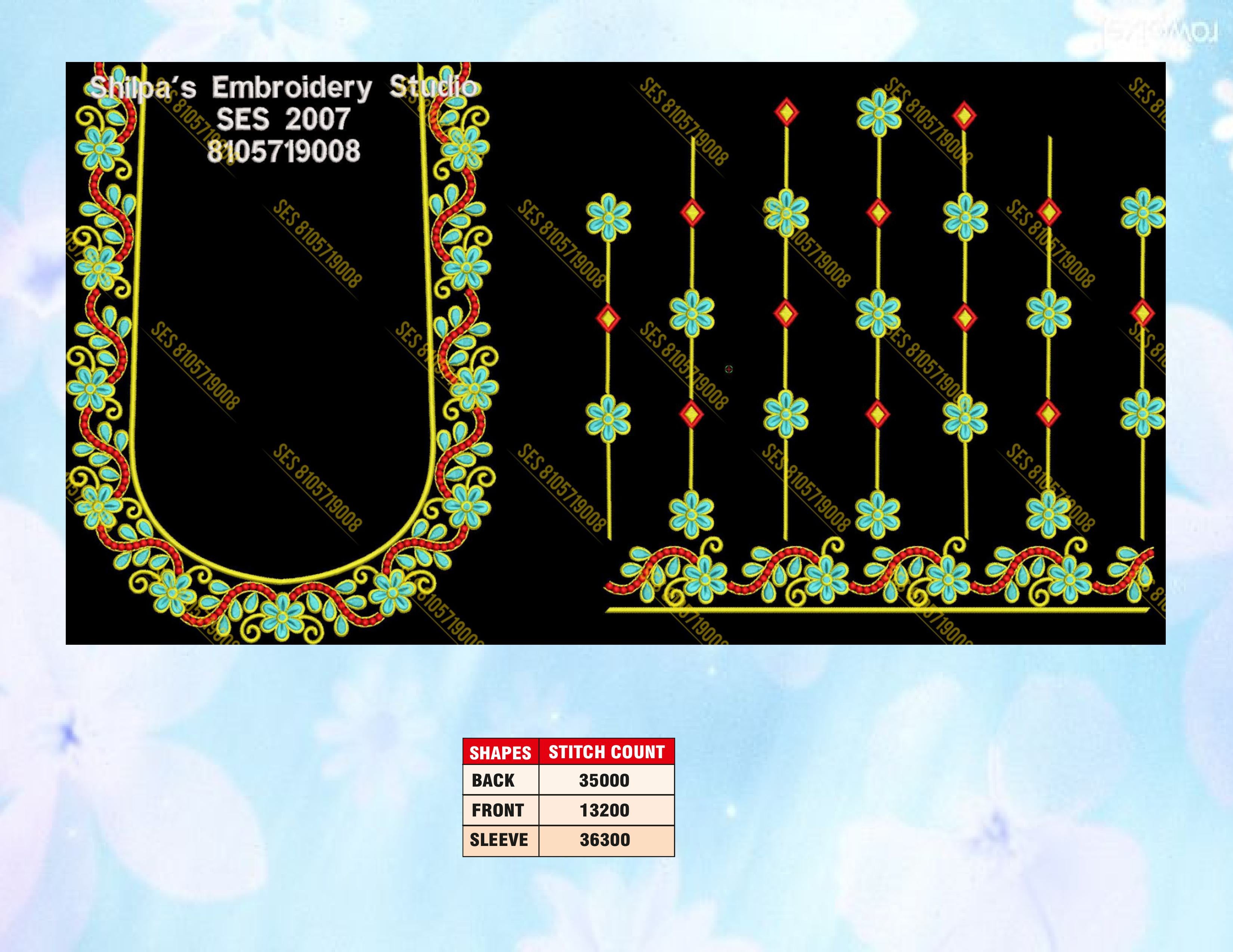 Embroidery Designs 2001-2100 Series