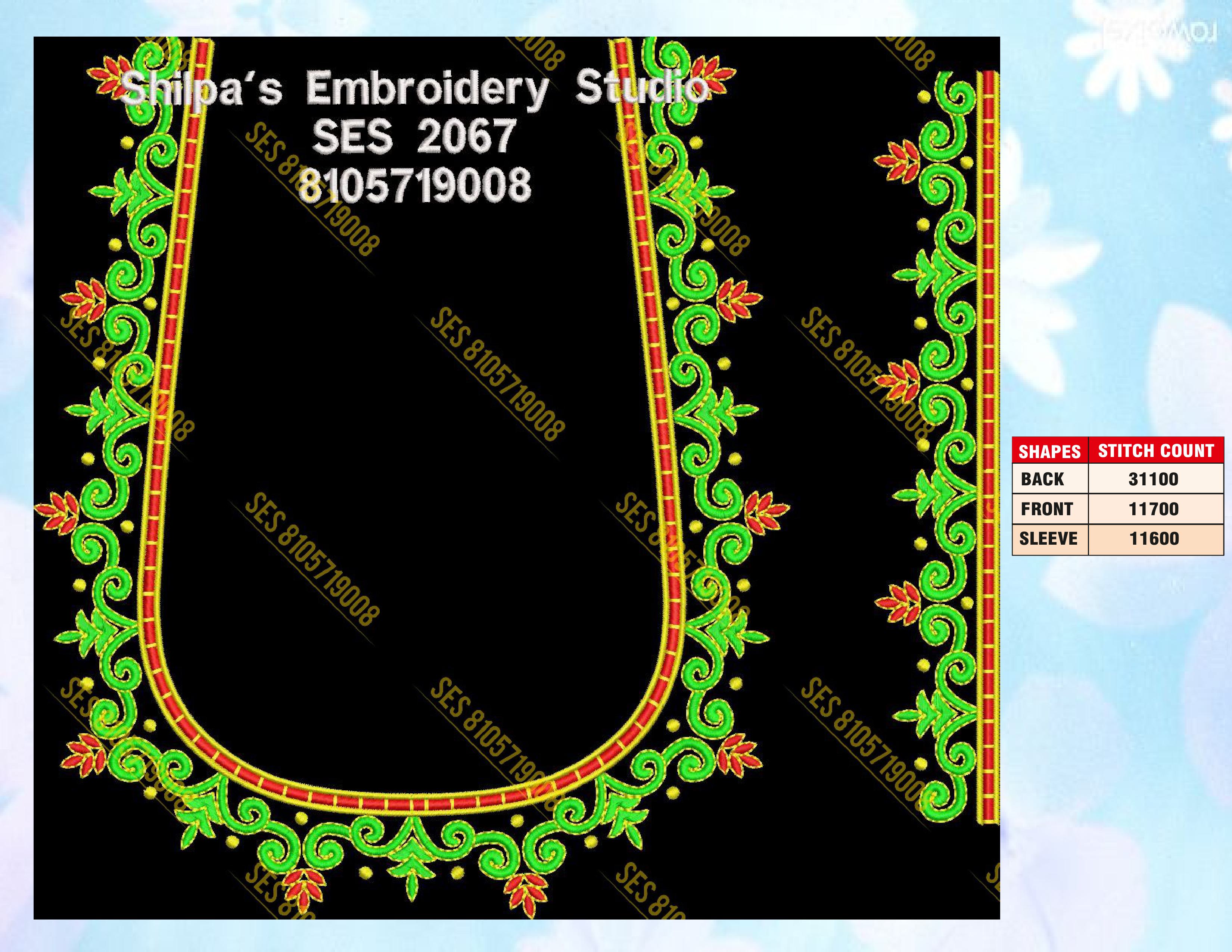 Embroidery Designs 2001-2100 Series