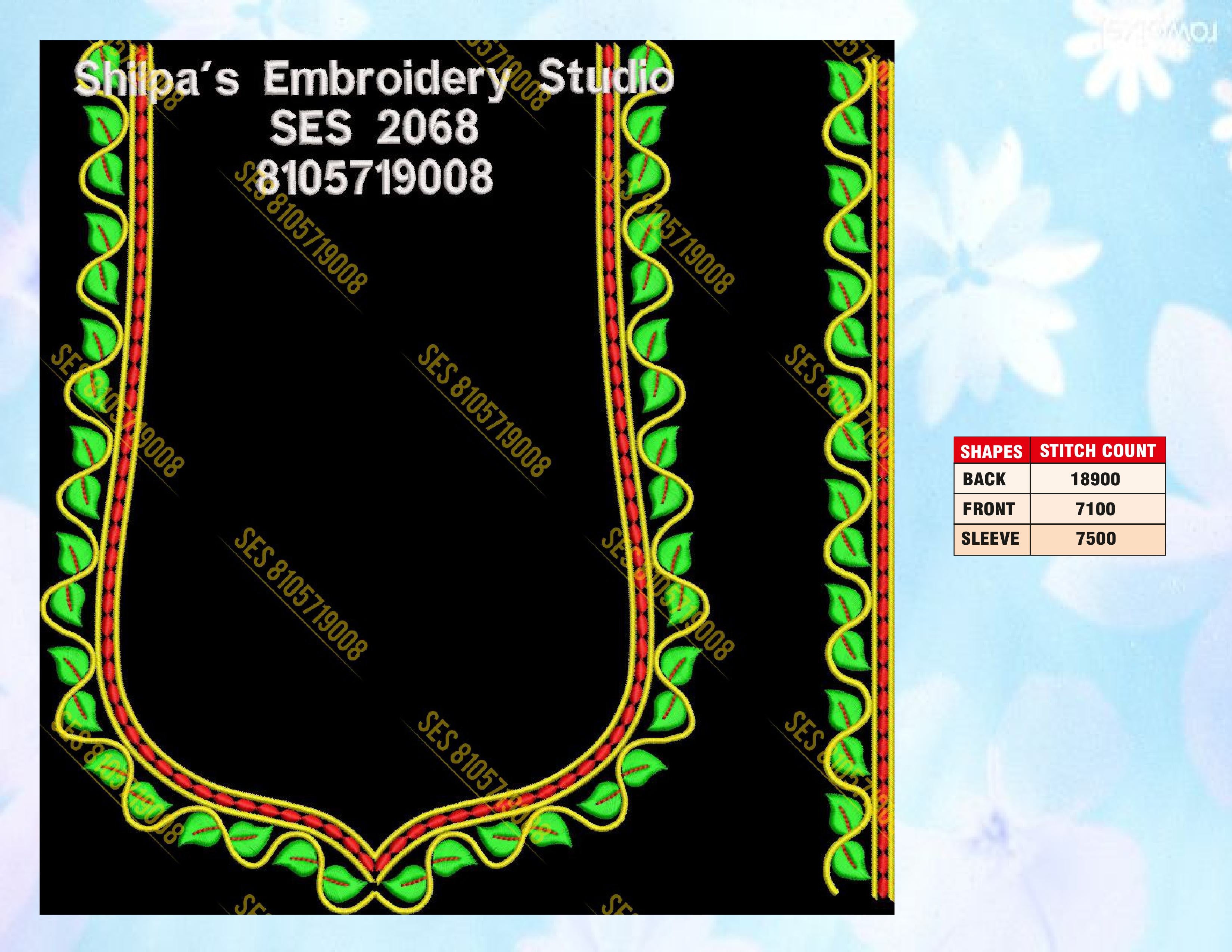 Embroidery Designs 2001-2100 Series