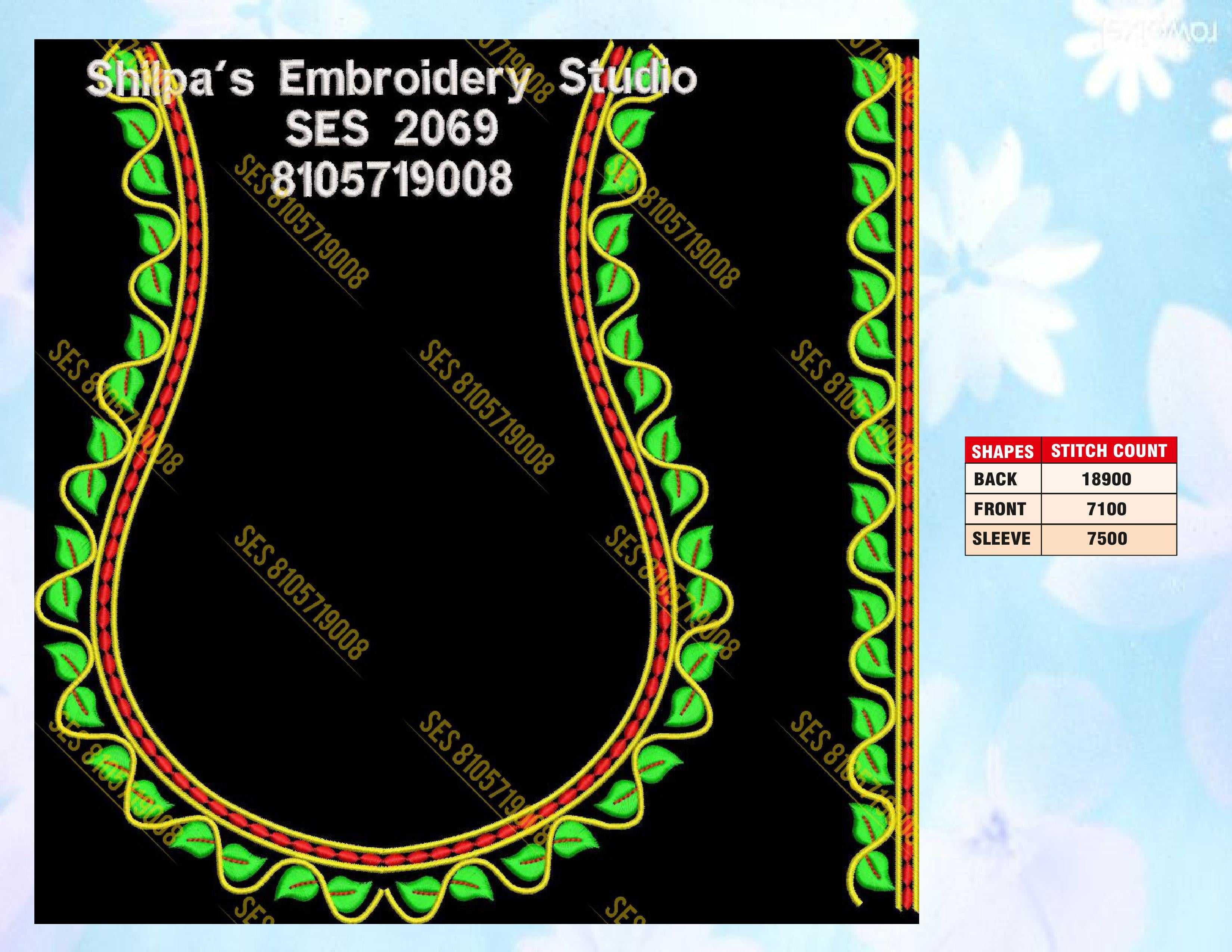 Embroidery Designs 2001-2100 Series