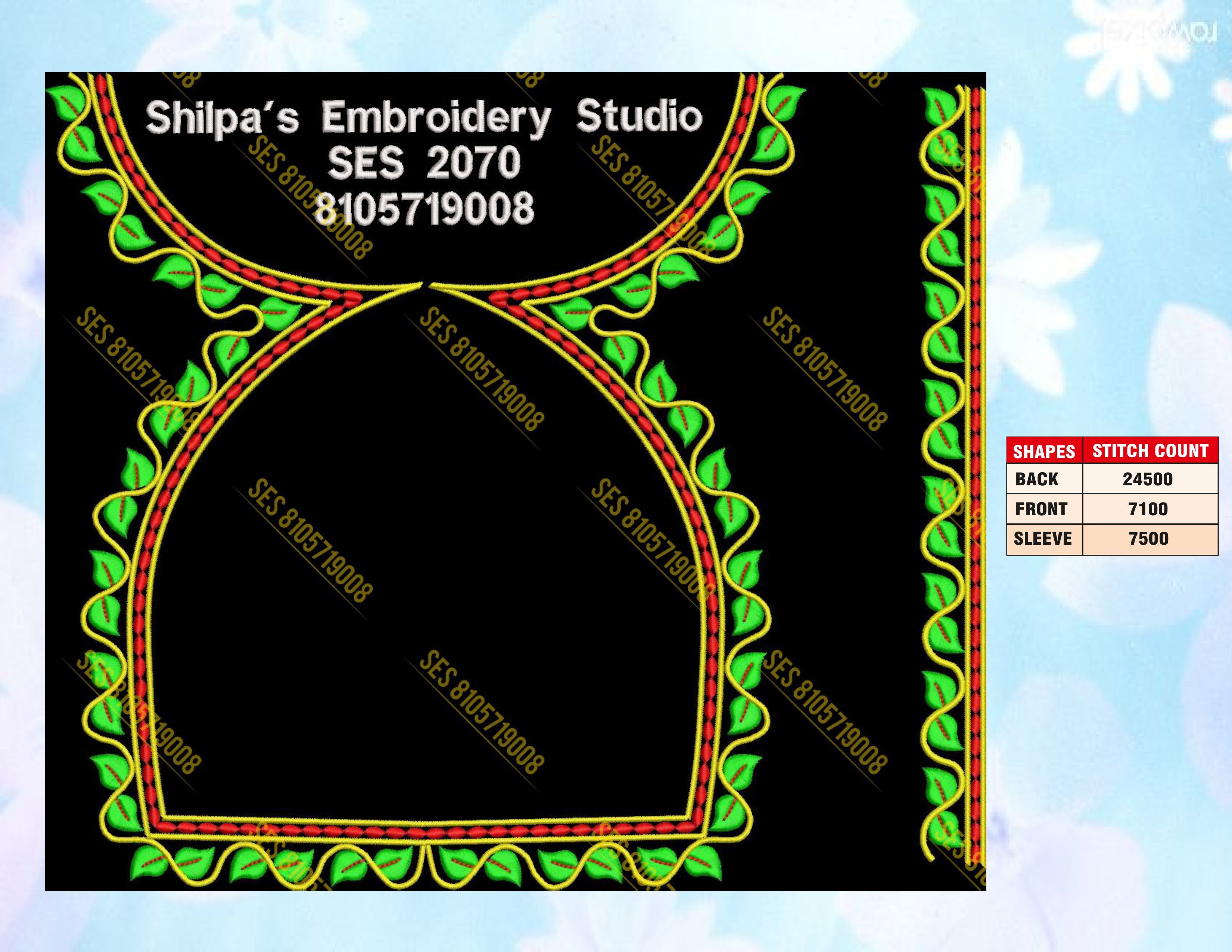 Embroidery Designs 2001-2100 Series