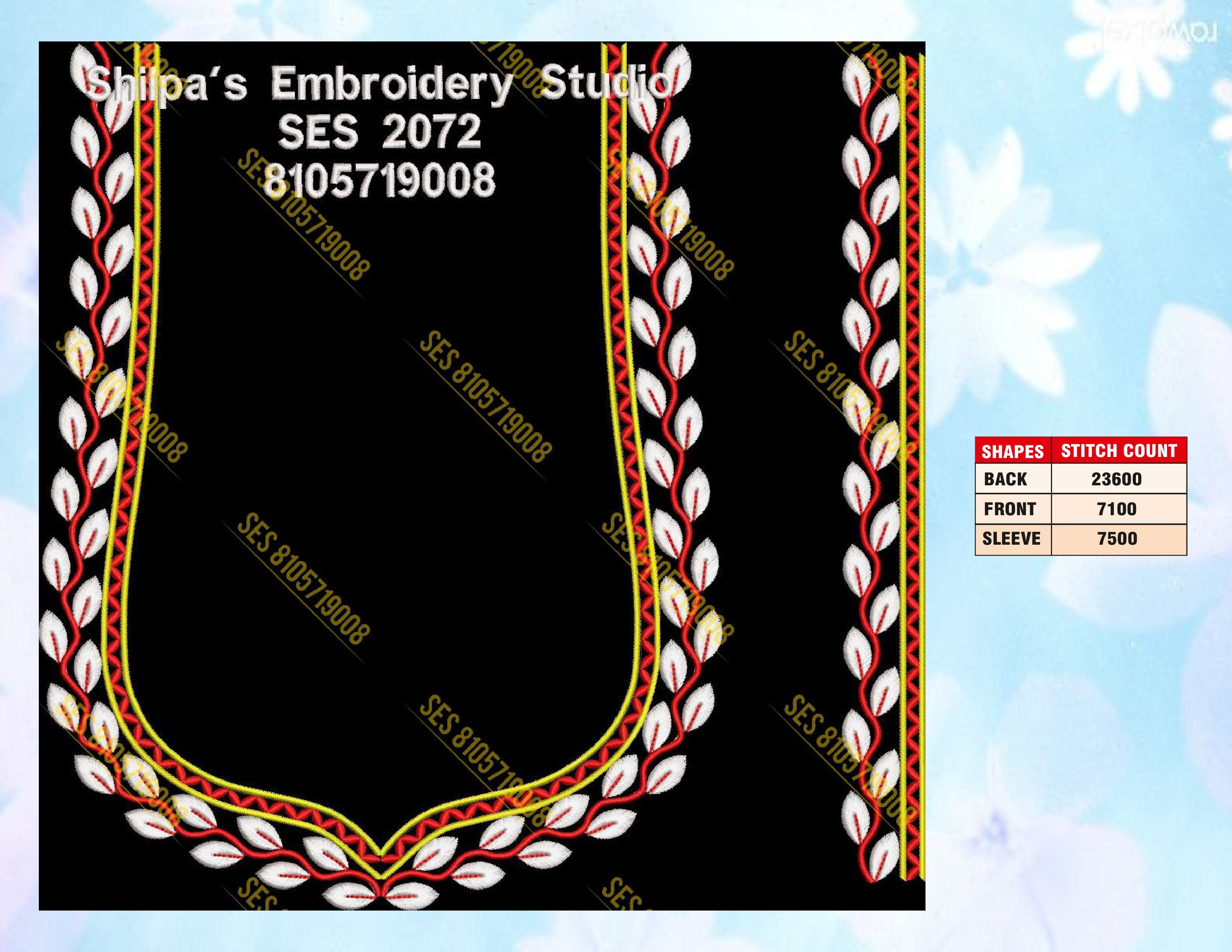 Embroidery Designs 2001-2100 Series