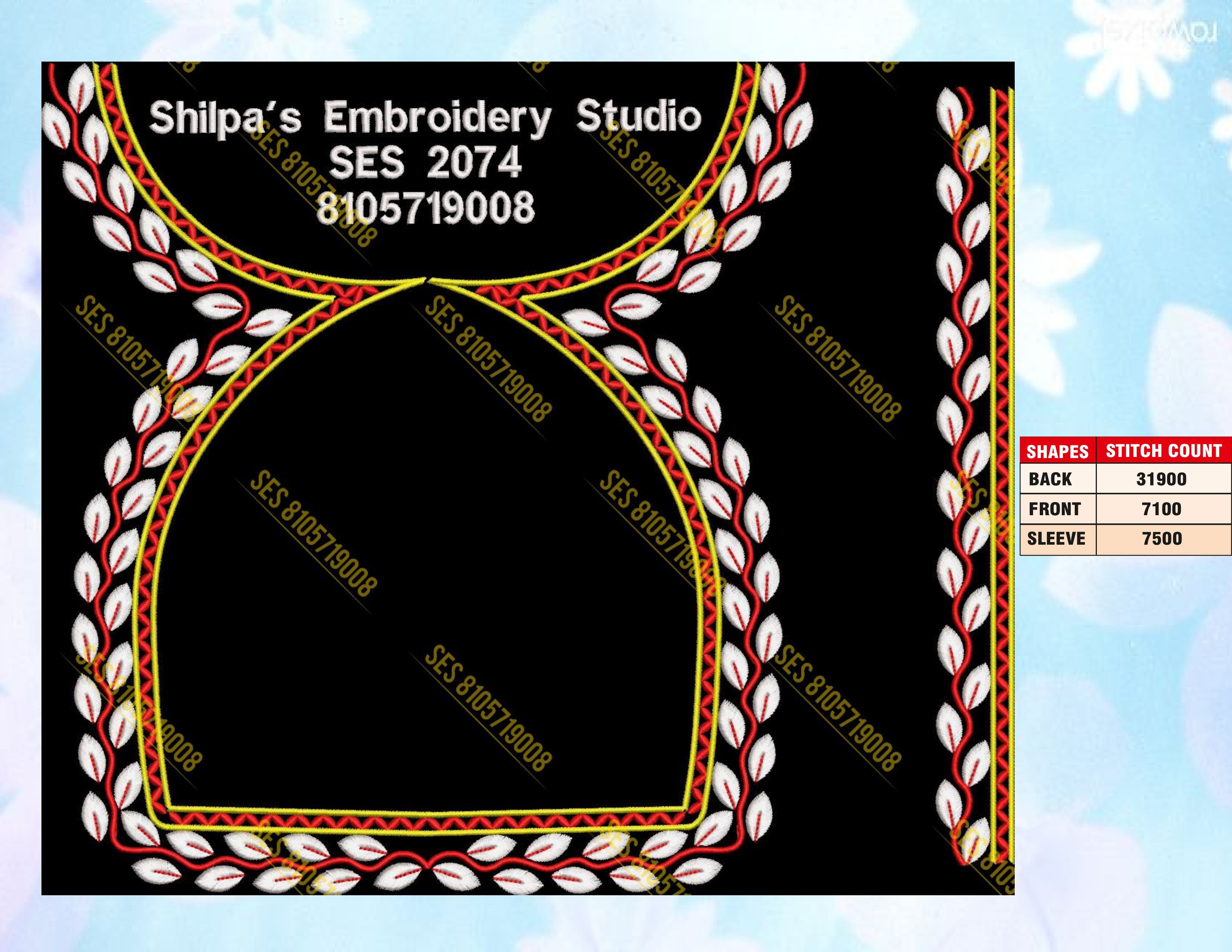 Embroidery Designs 2001-2100 Series