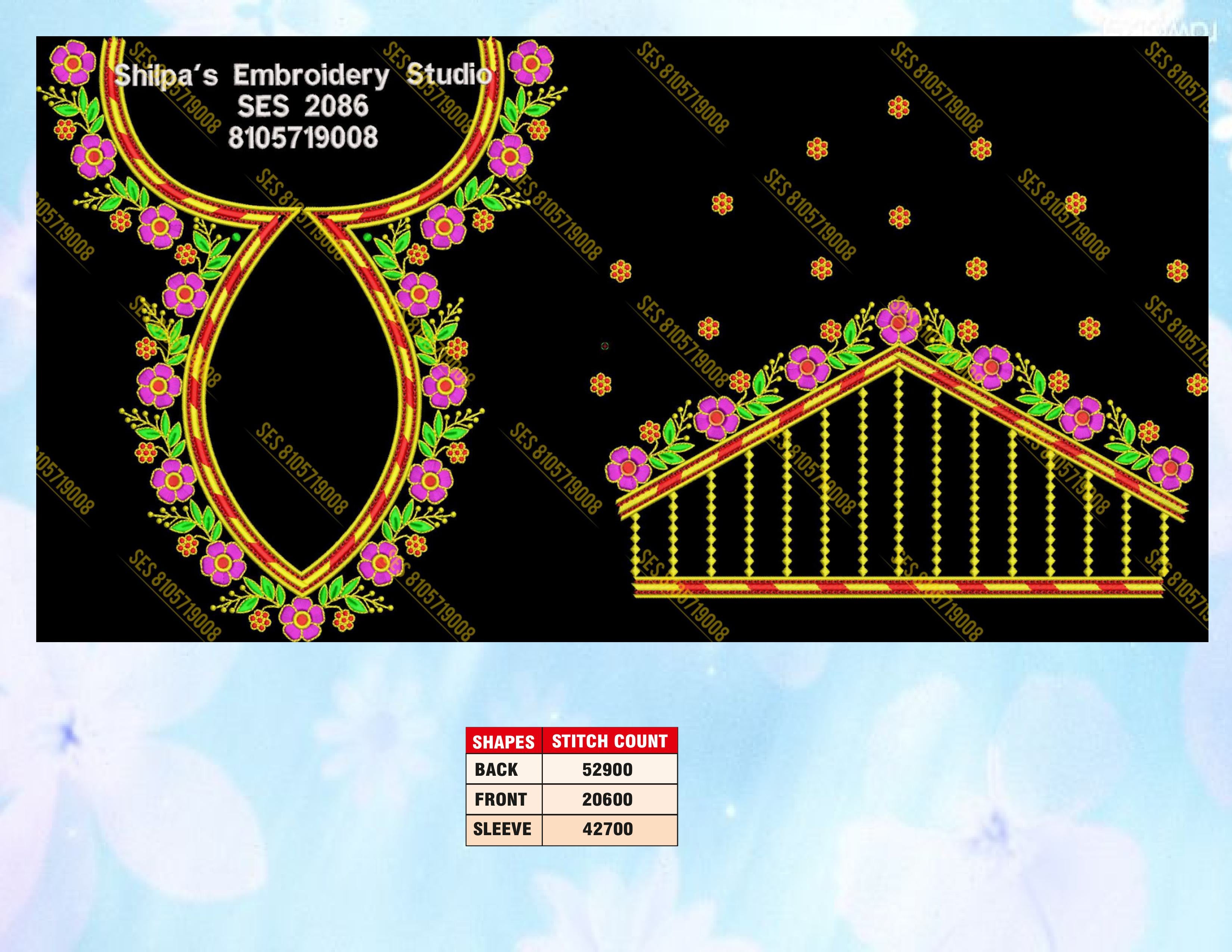 Embroidery Designs 2001-2100 Series