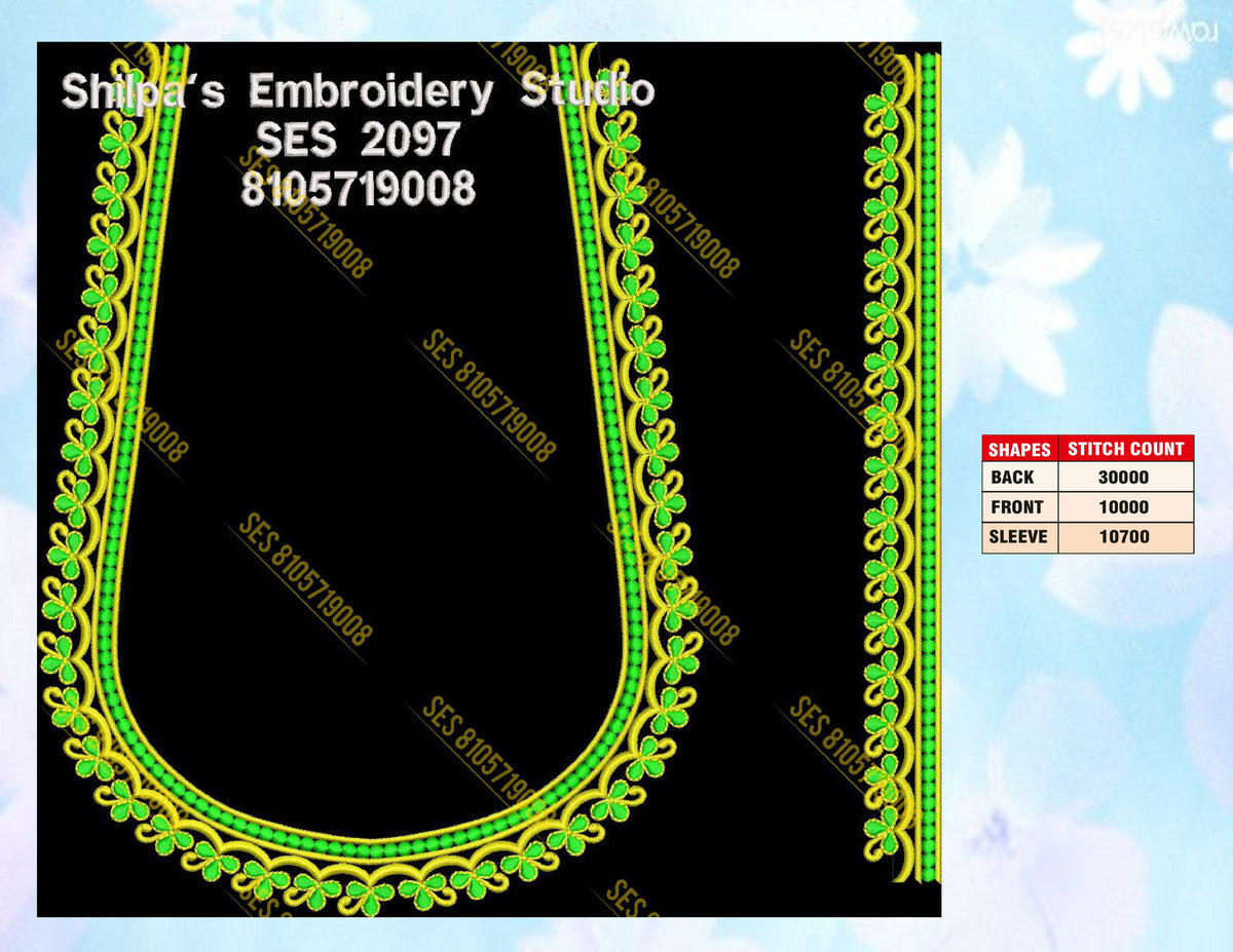 Embroidery Designs 2001-2100 Series