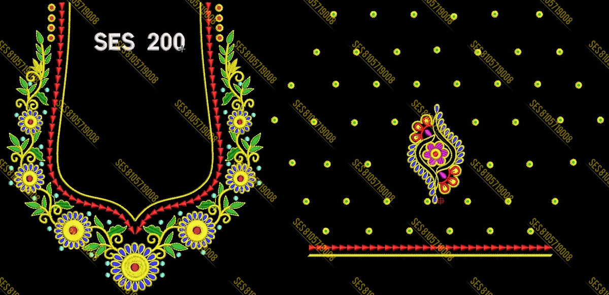 Embroidery Designs 101-200 Series