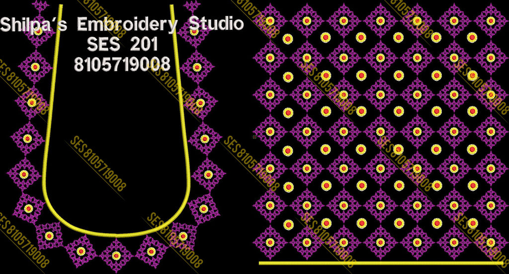 Embroidery Designs 201-300 Series