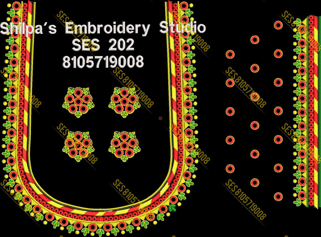 Embroidery Designs 201-300 Series