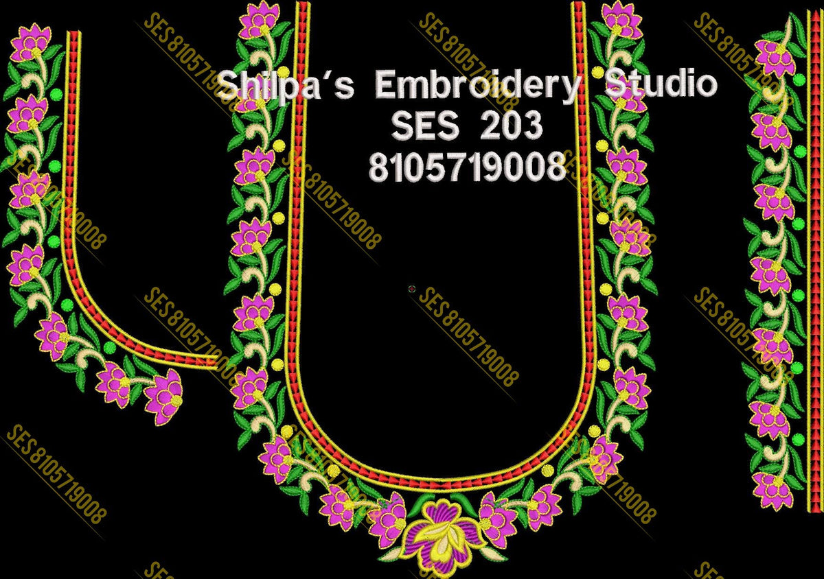 Embroidery Designs 201-300 Series