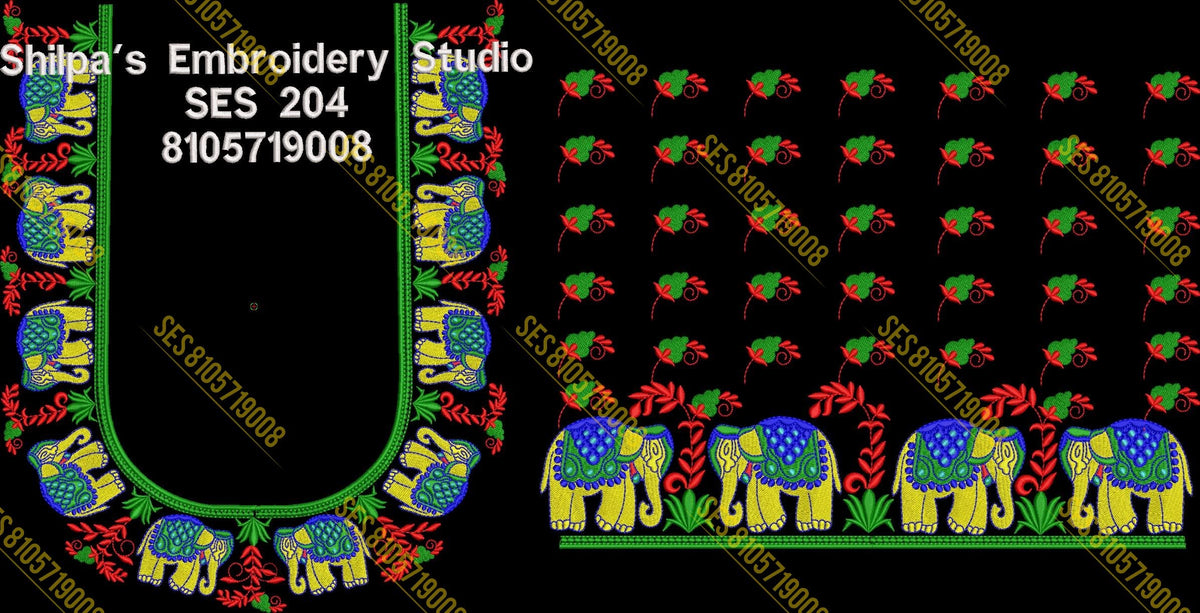 Embroidery Designs 201-300 Series