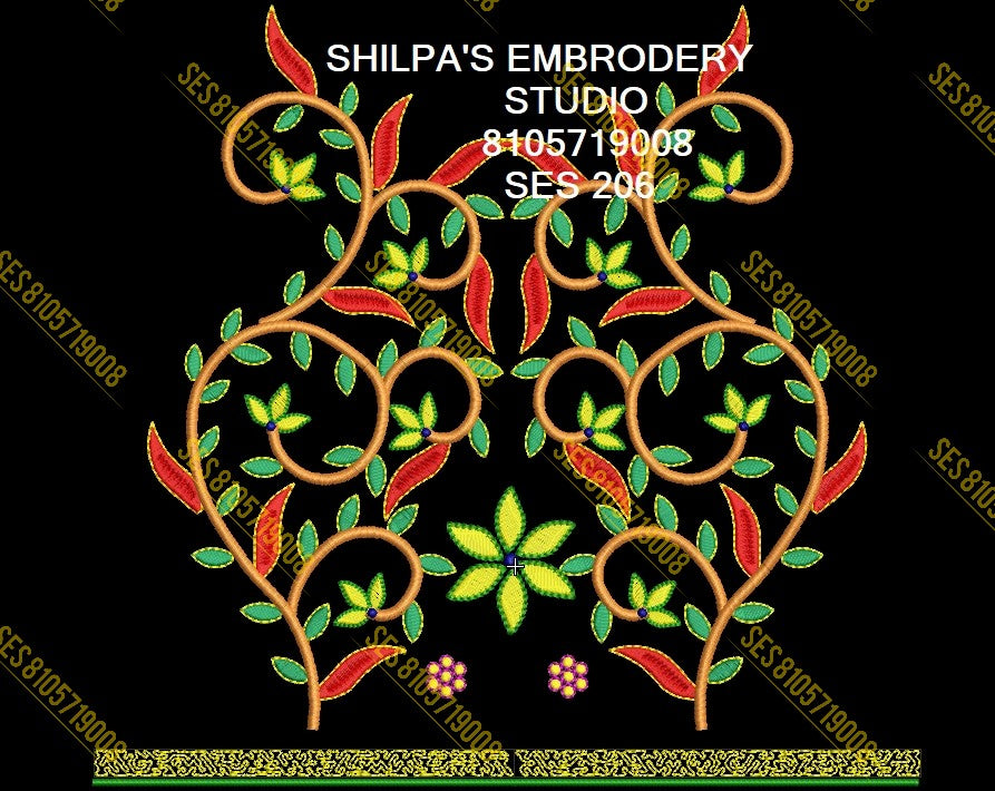 Embroidery Designs 201-300 Series