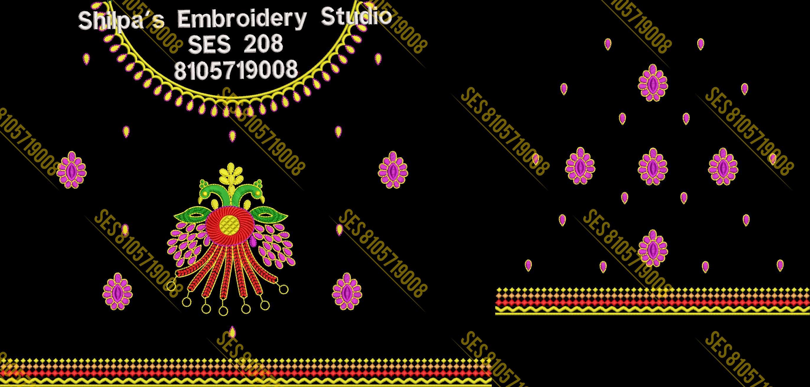 Embroidery Designs 201-300 Series