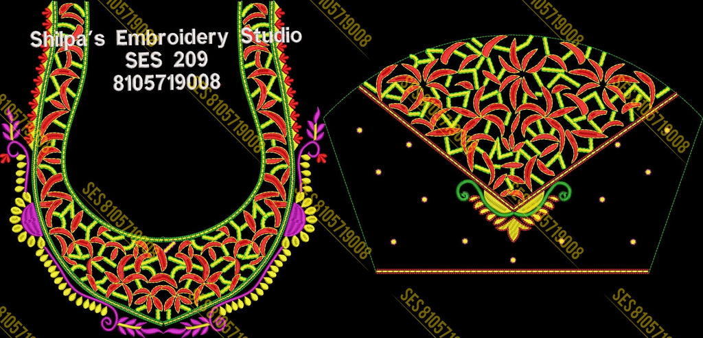 Embroidery Designs 201-300 Series