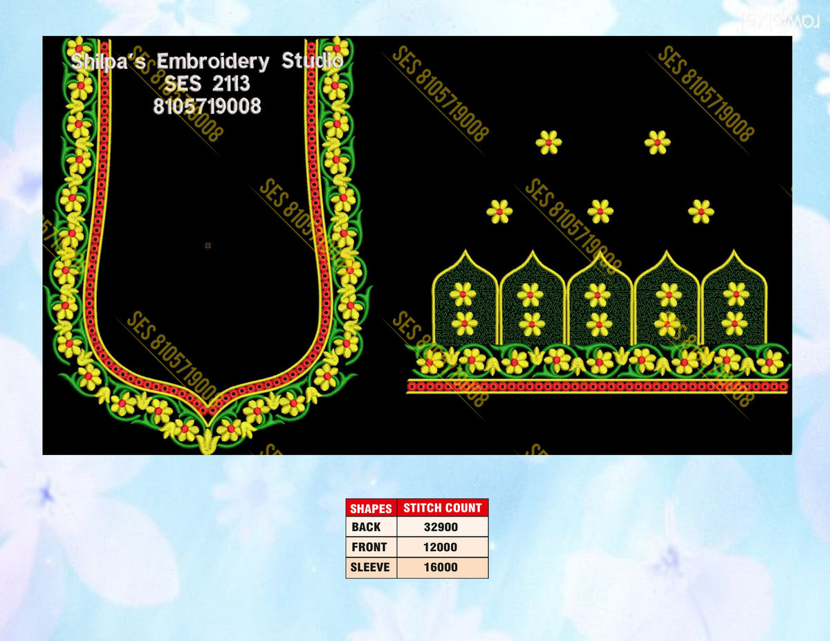 Embroidery Designs 2101-2200 Series
