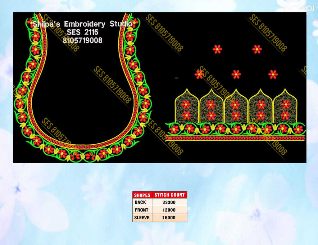 Embroidery Designs 2101-2200 Series