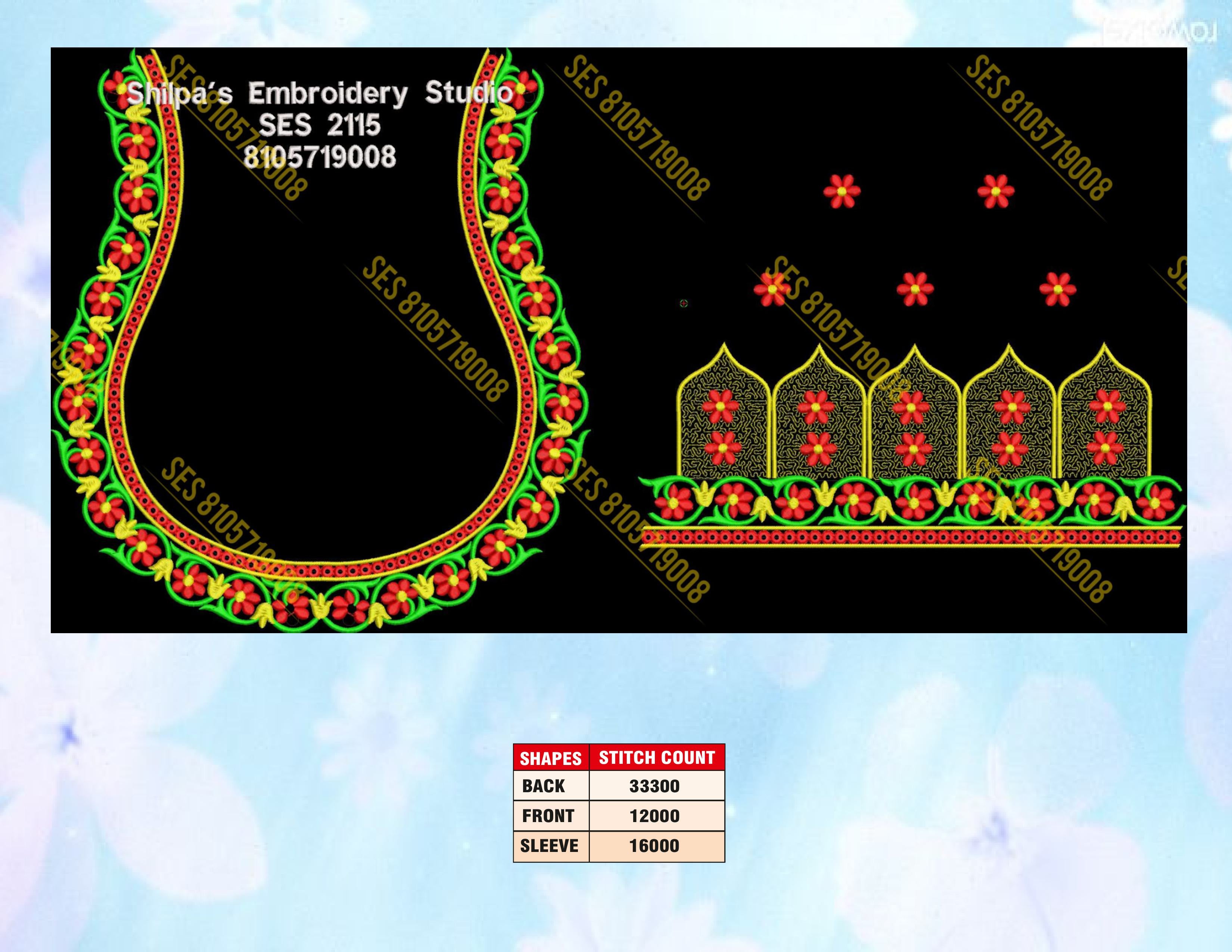 Embroidery Designs 2101-2200 Series
