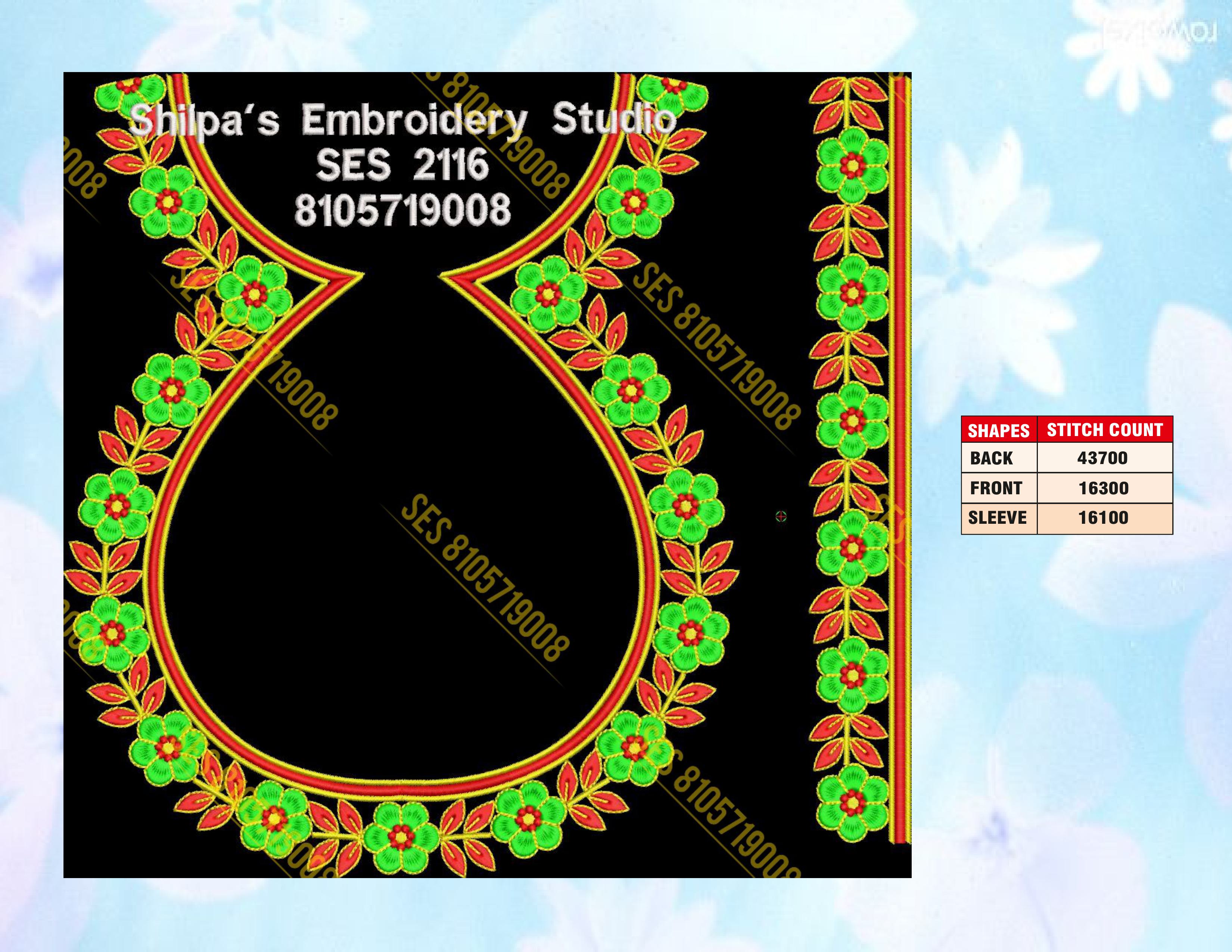 Embroidery Designs 2101-2200 Series