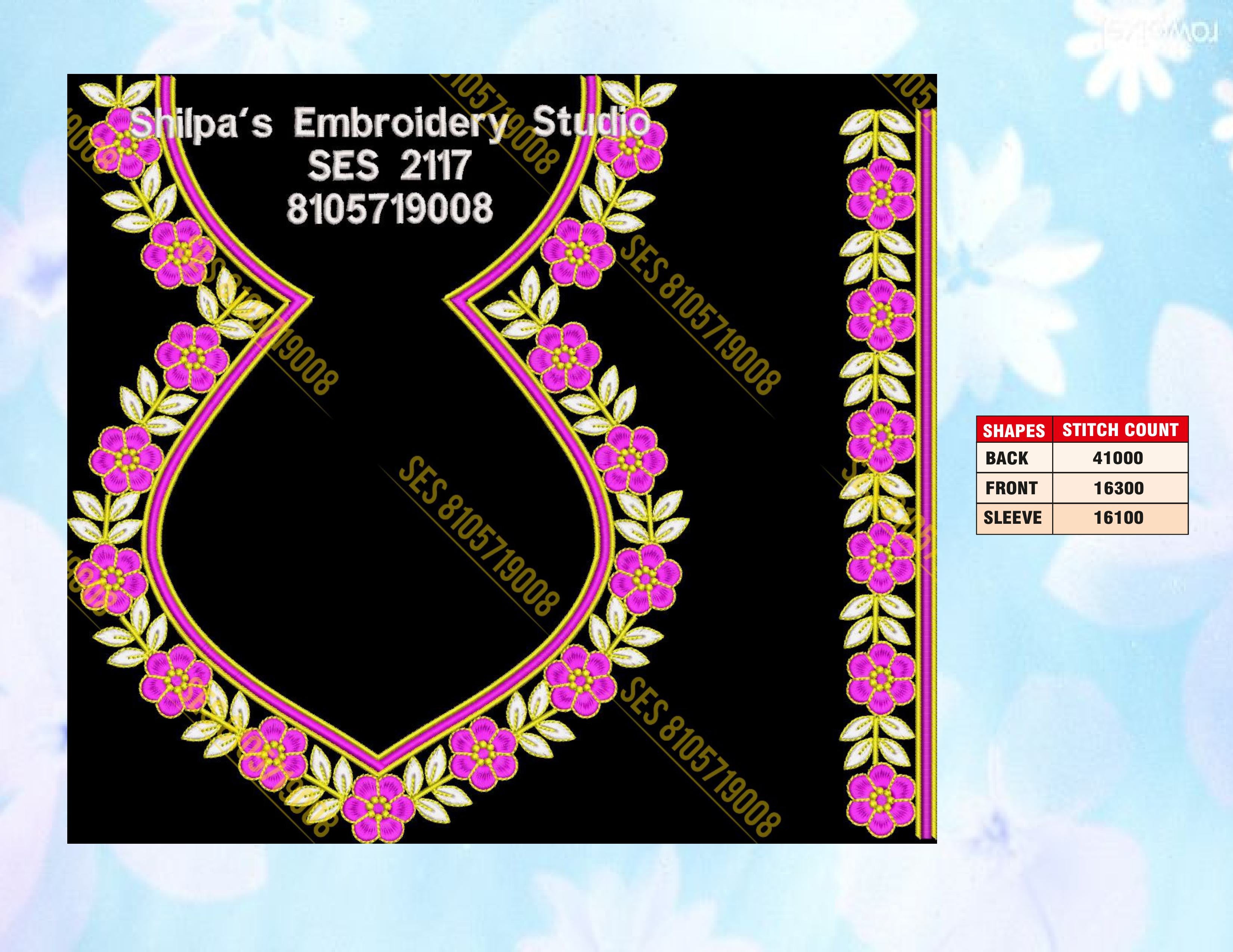 Embroidery Designs 2101-2200 Series
