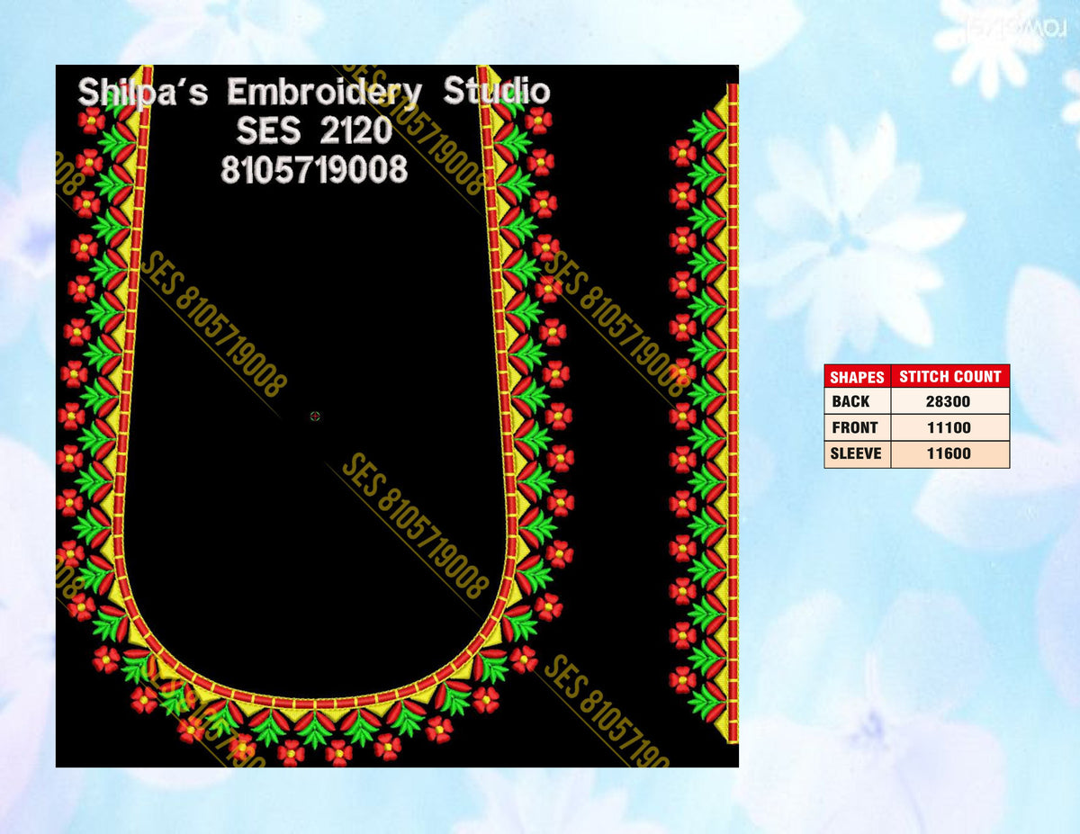 Embroidery Designs 2101-2200 Series