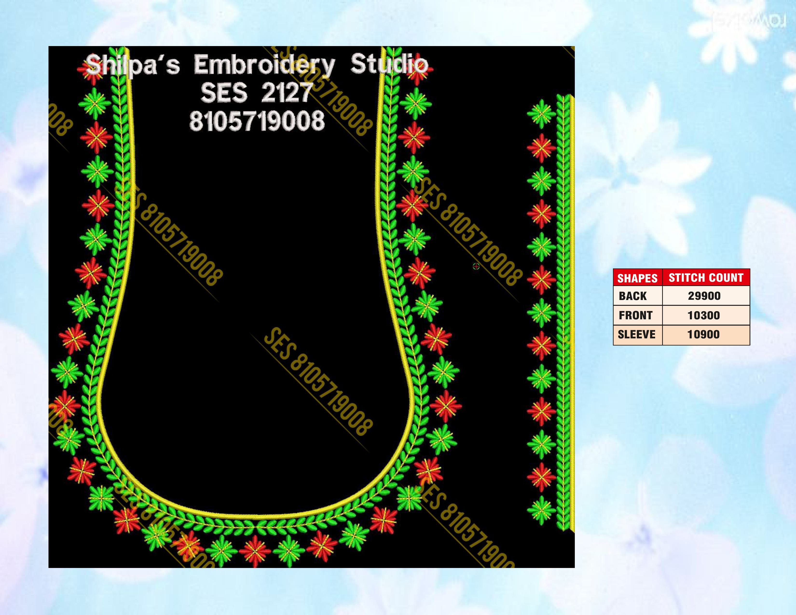 Embroidery Designs 2101-2200 Series