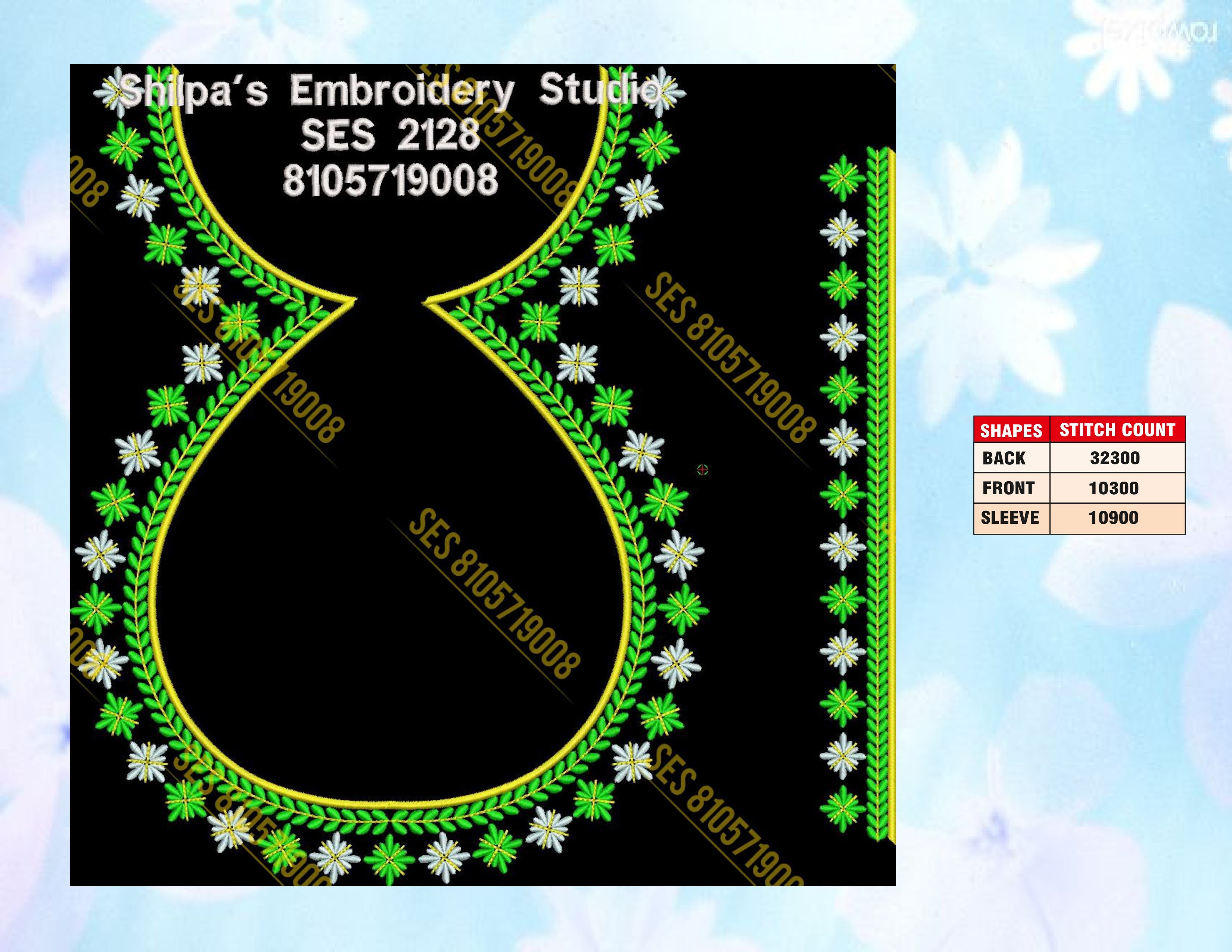 Embroidery Designs 2101-2200 Series