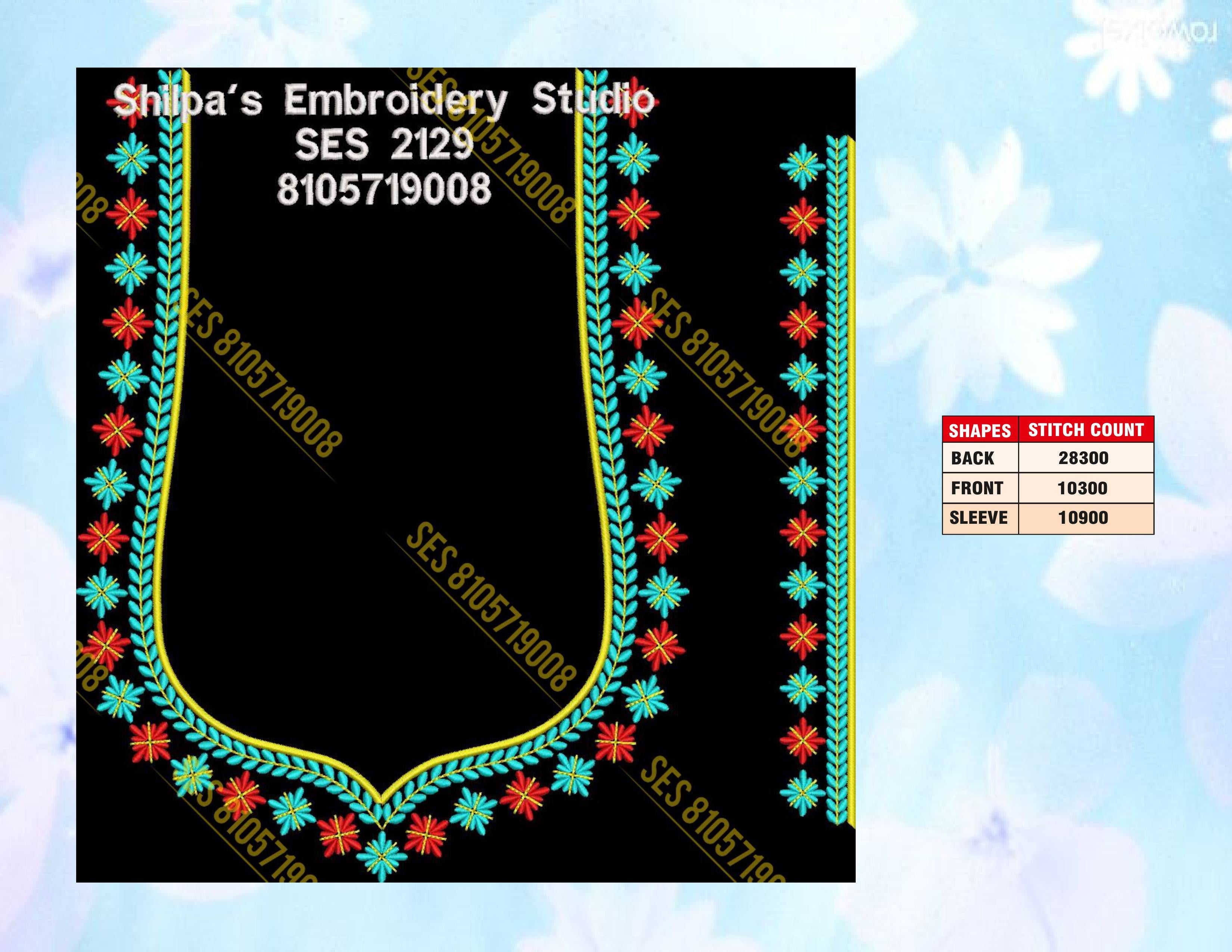 Embroidery Designs 2101-2200 Series