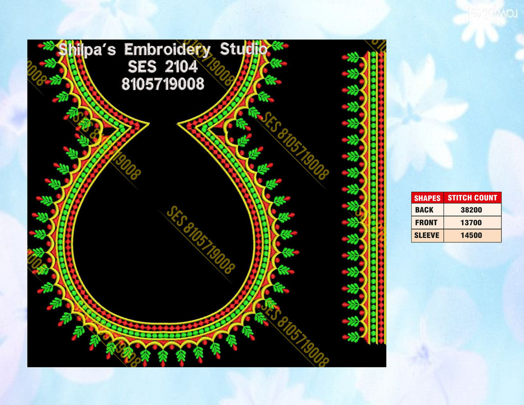 Embroidery Designs 2101-2200 Series