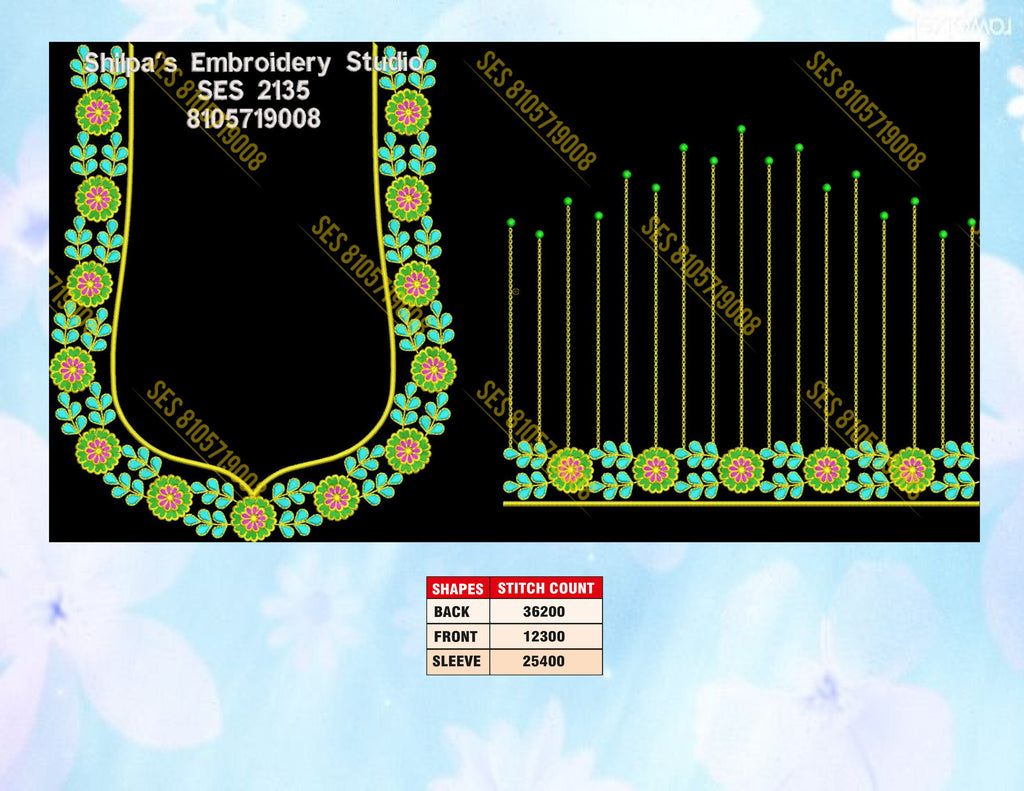 Embroidery Designs 2101-2200 Series