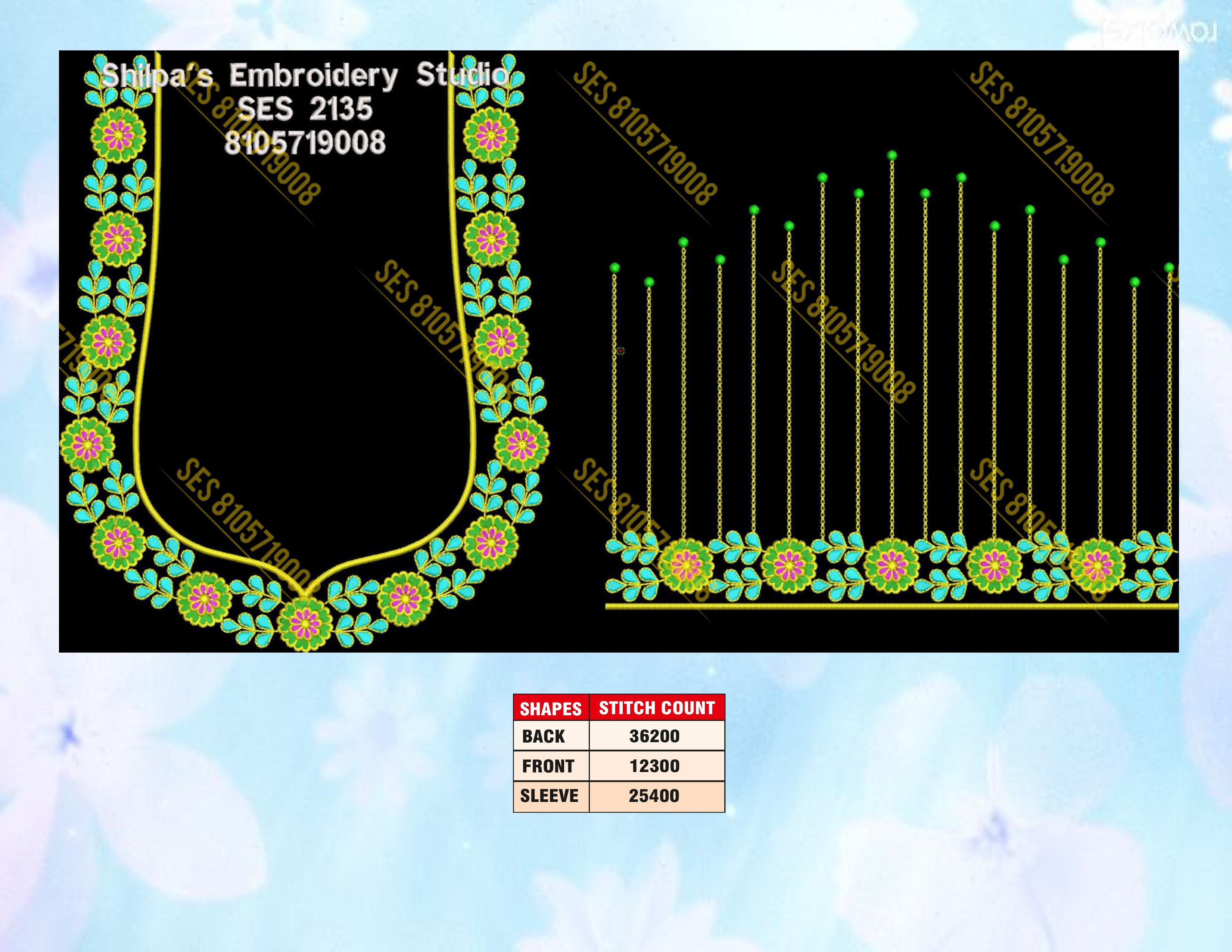 Embroidery Designs 2101-2200 Series