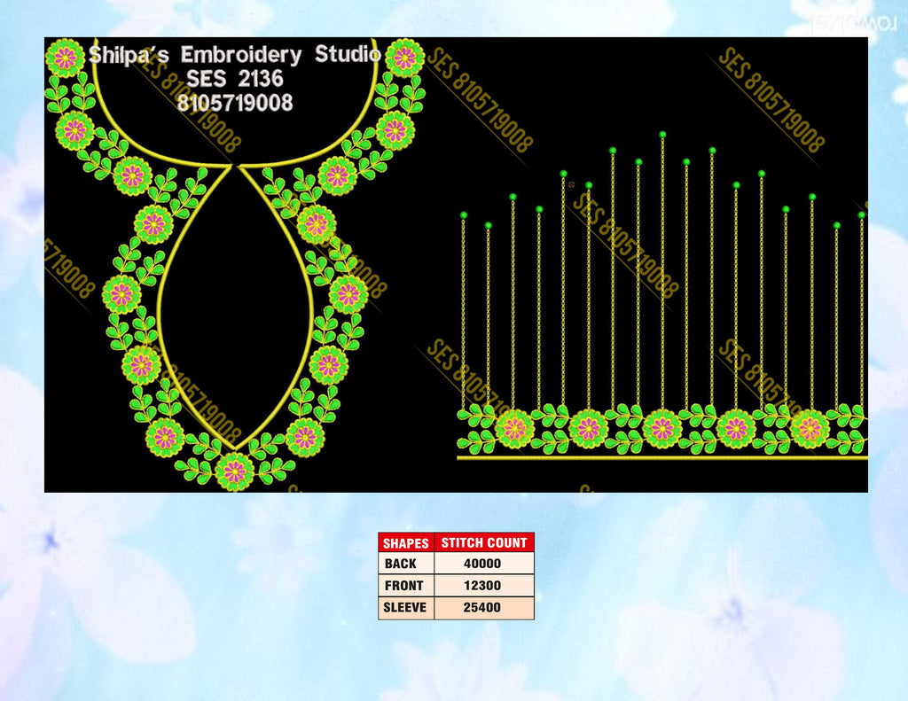 Embroidery Designs 2101-2200 Series