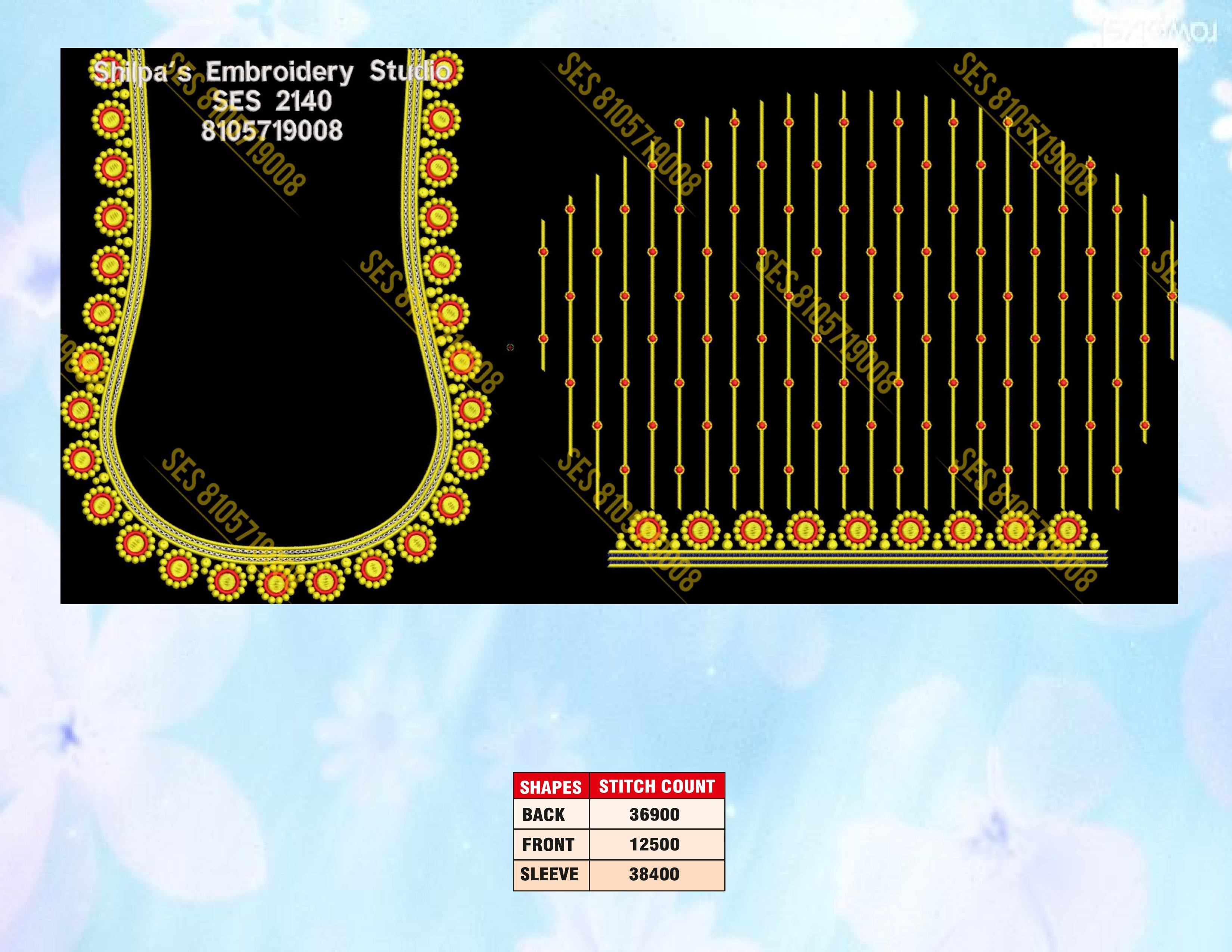 Embroidery Designs 2101-2200 Series