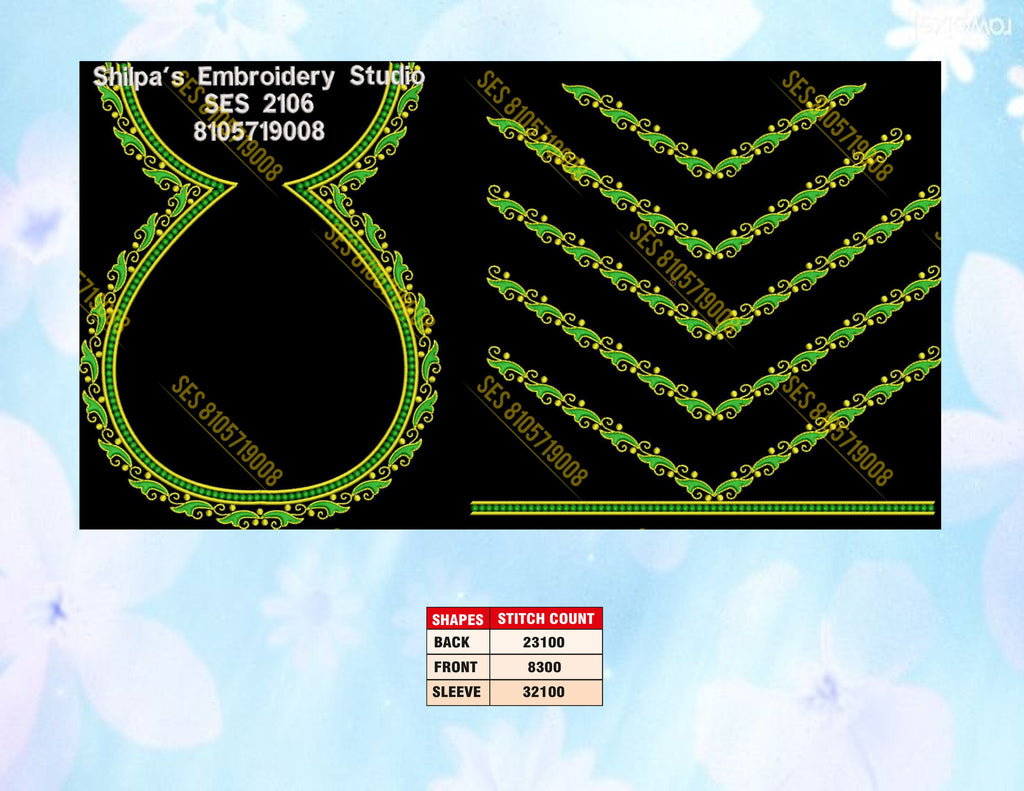 Embroidery Designs 2101-2200 Series