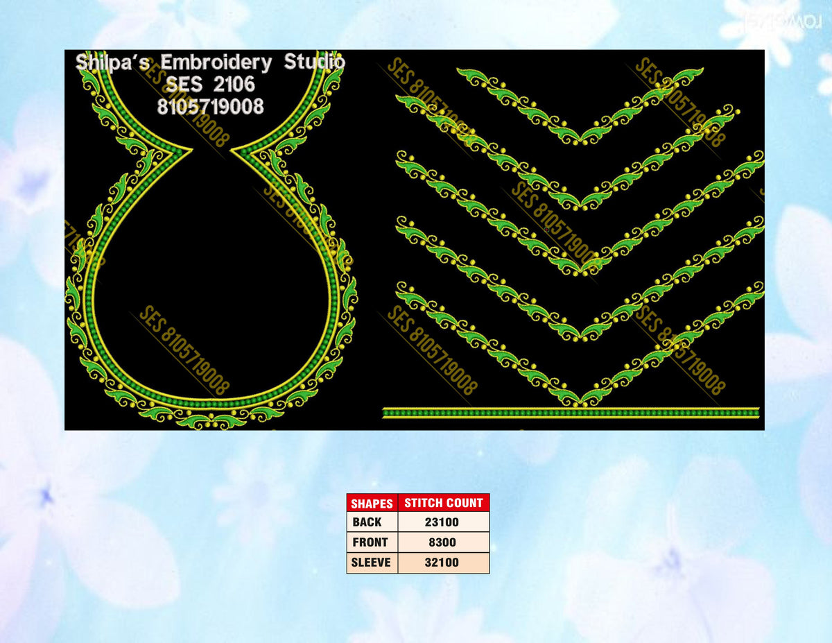 Embroidery Designs 2101-2200 Series