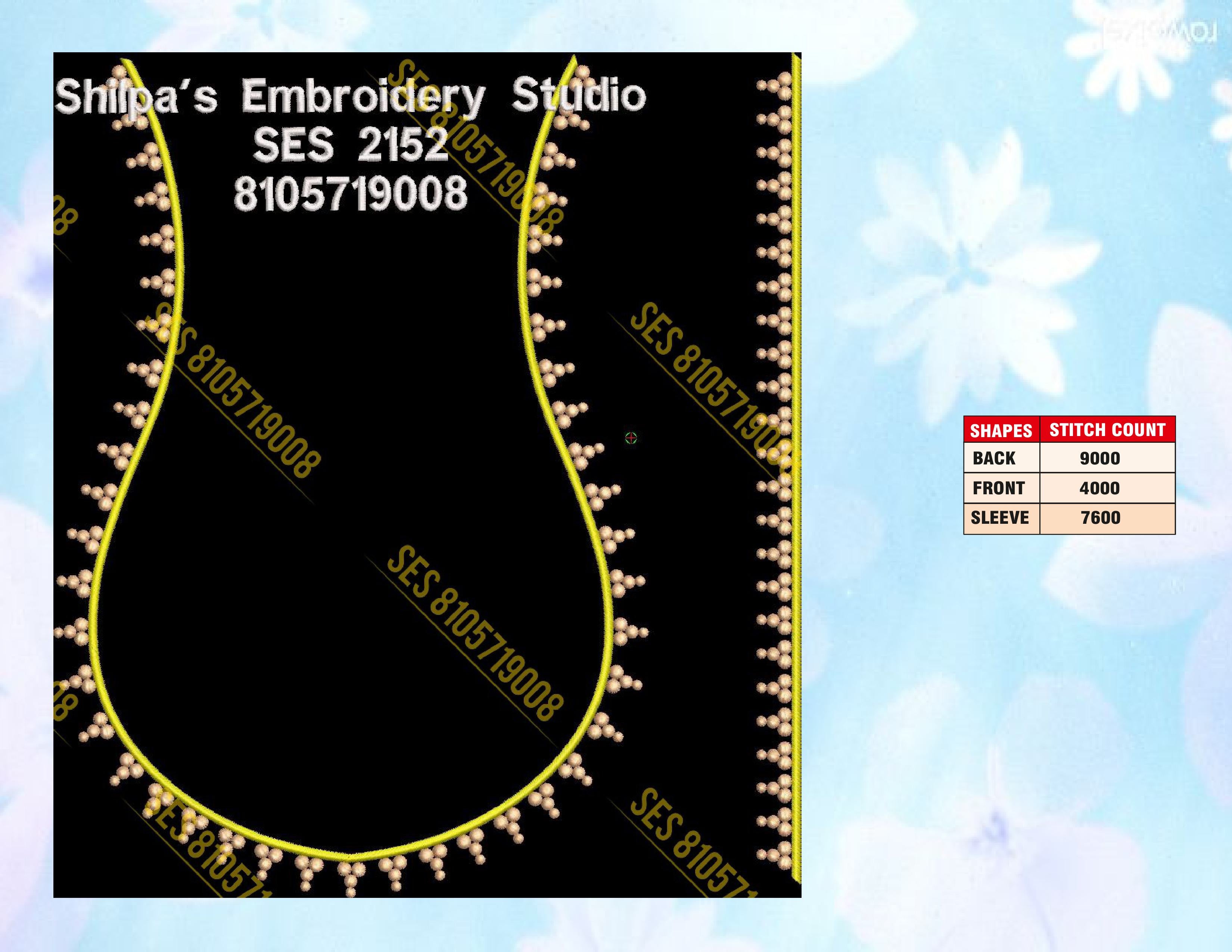 Embroidery Designs 2101-2200 Series