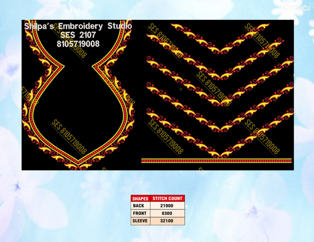 Embroidery Designs 2101-2200 Series