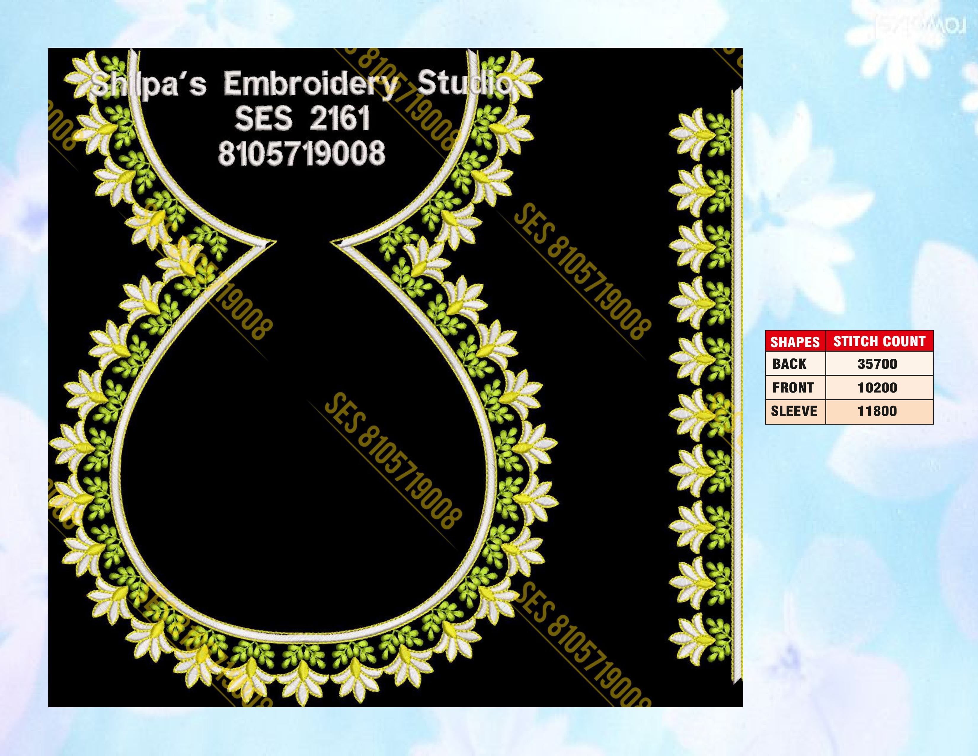 Embroidery Designs 2101-2200 Series