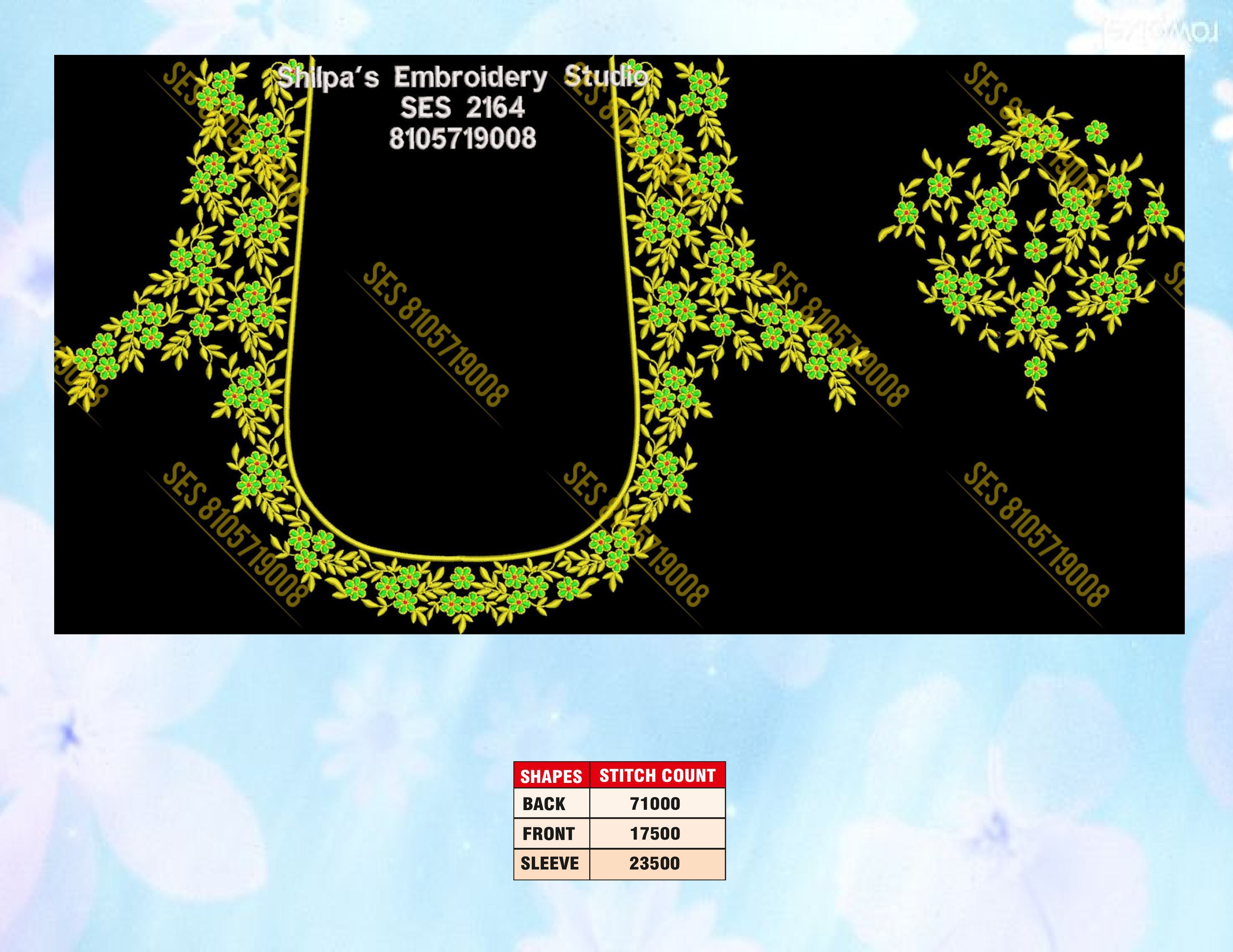 Embroidery Designs 2101-2200 Series
