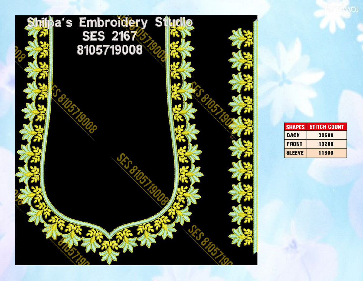Embroidery Designs 2101-2200 Series
