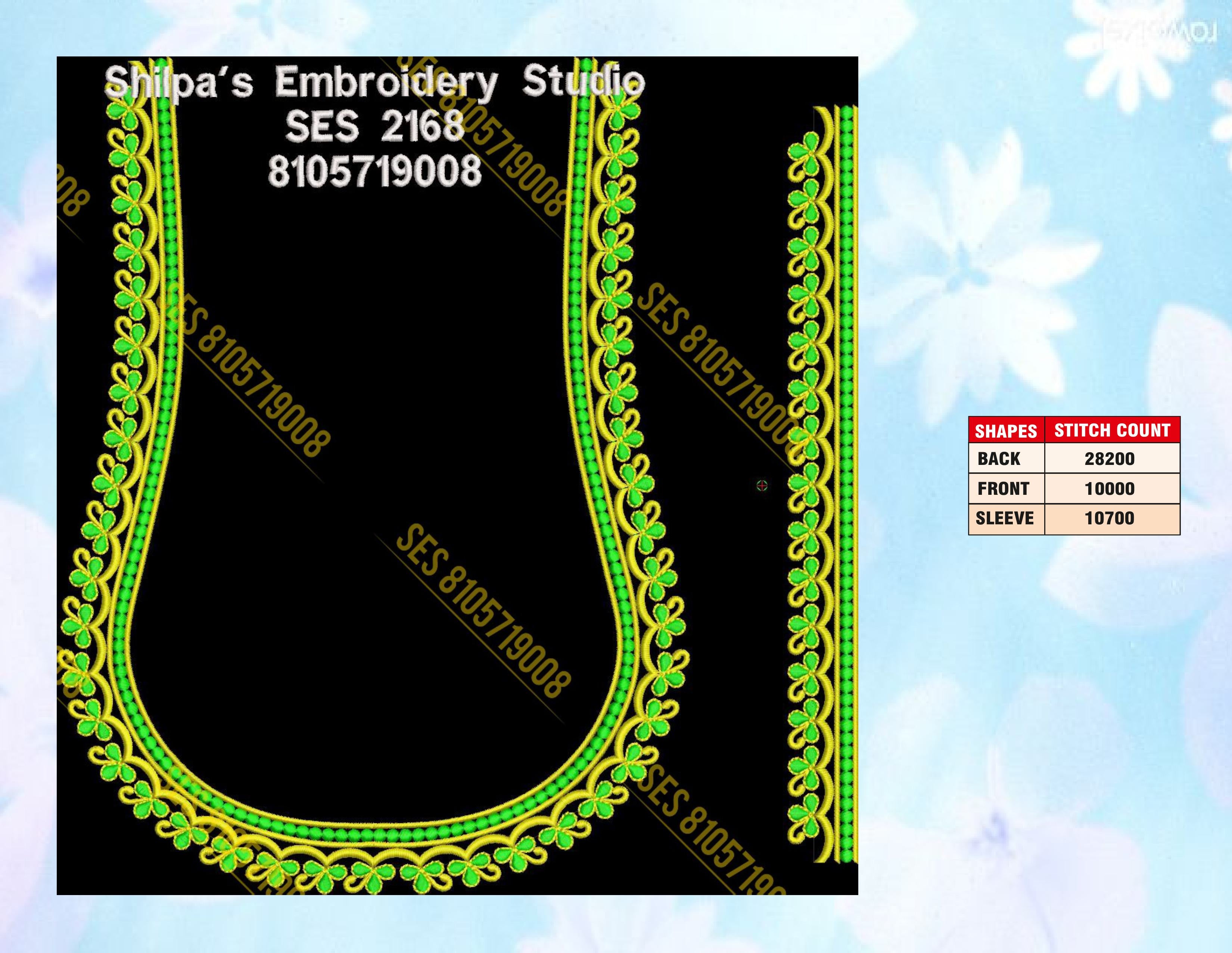 Embroidery Designs 2101-2200 Series
