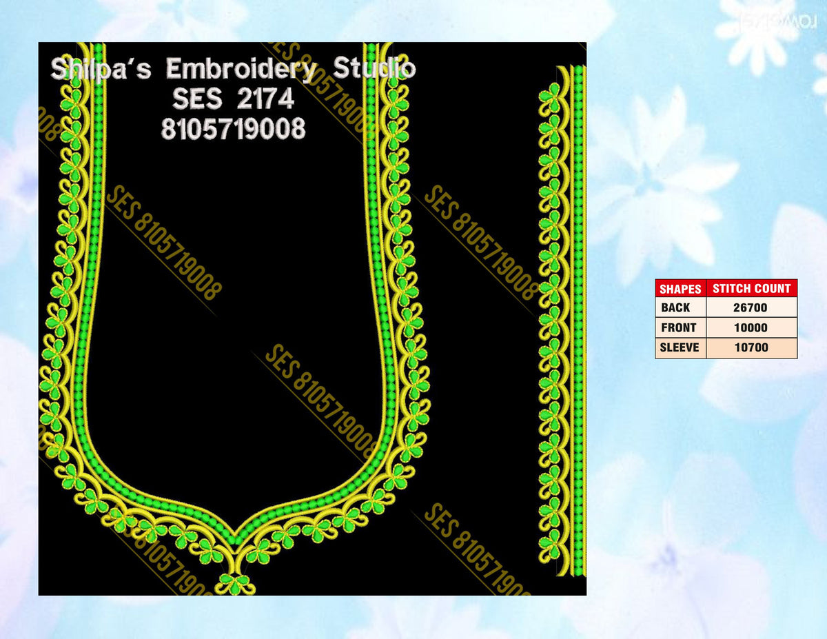 Embroidery Designs 2101-2200 Series
