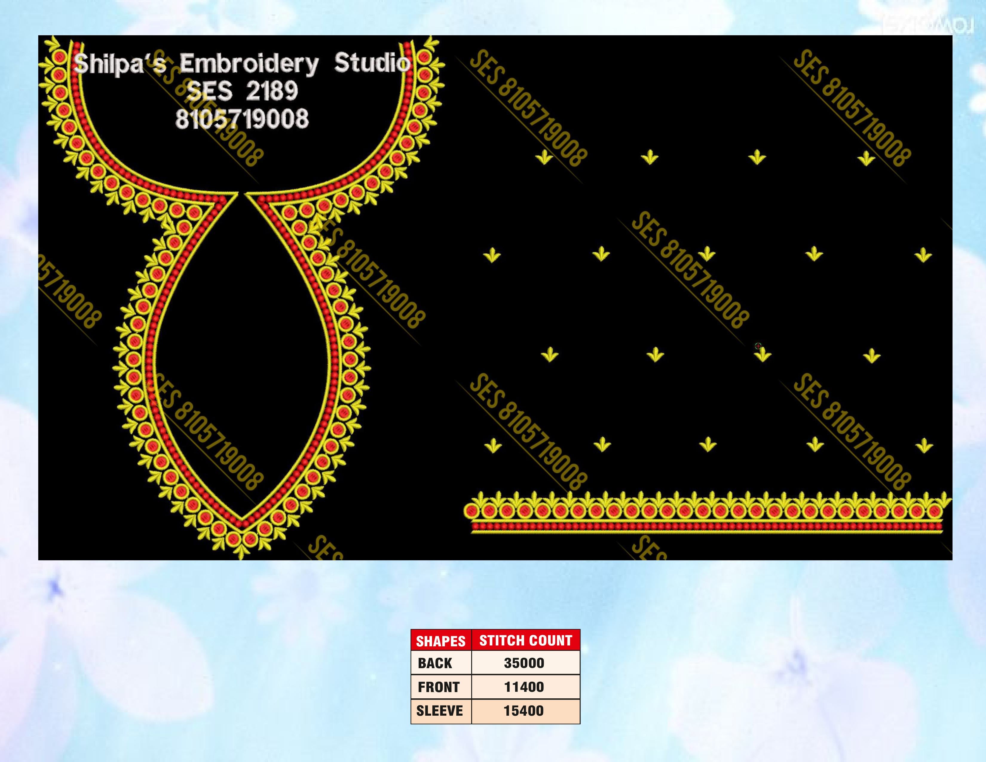 Embroidery Designs 2101-2200 Series