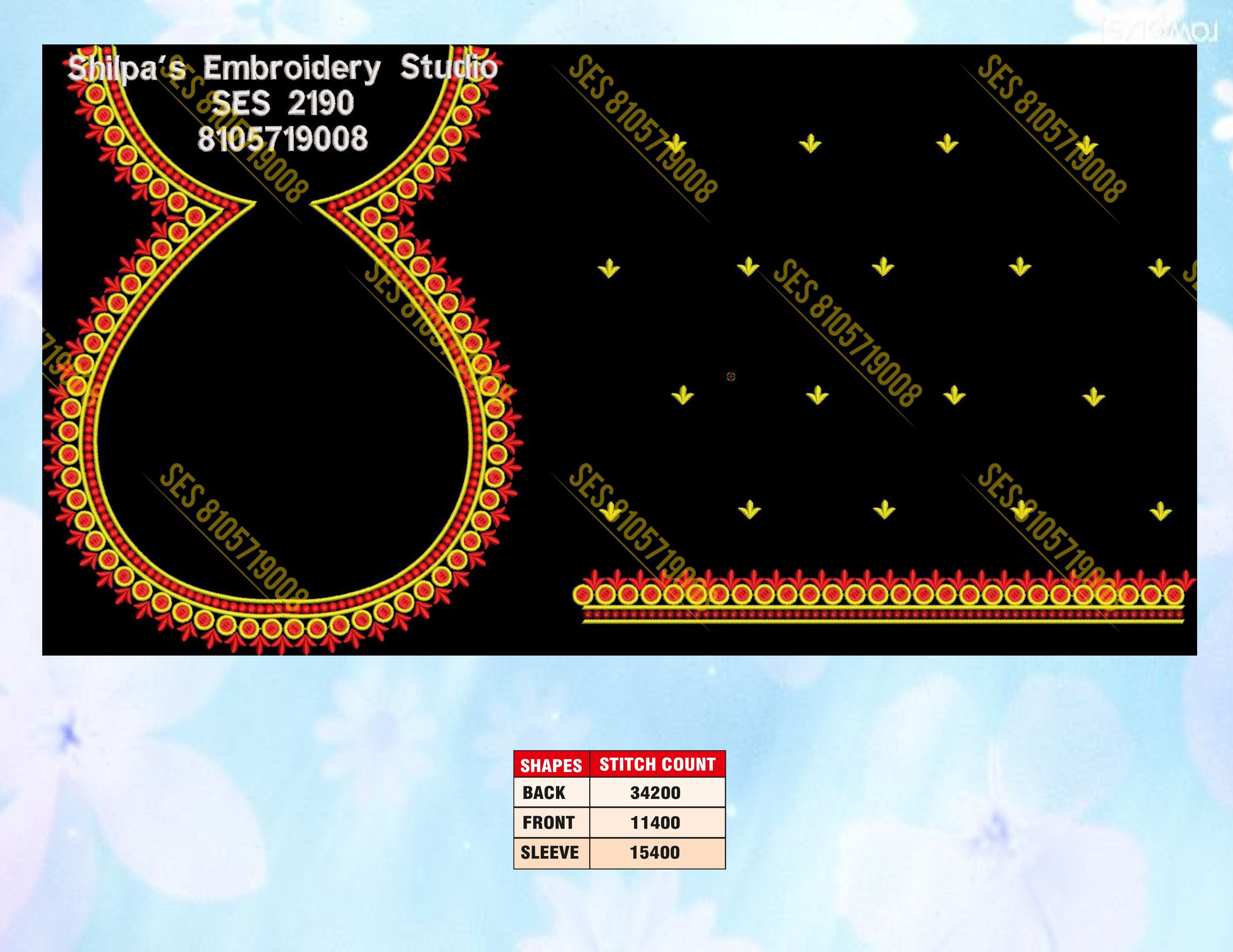 Embroidery Designs 2101-2200 Series